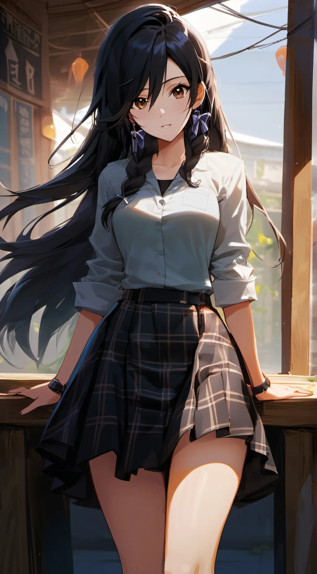 ai character: sarah background