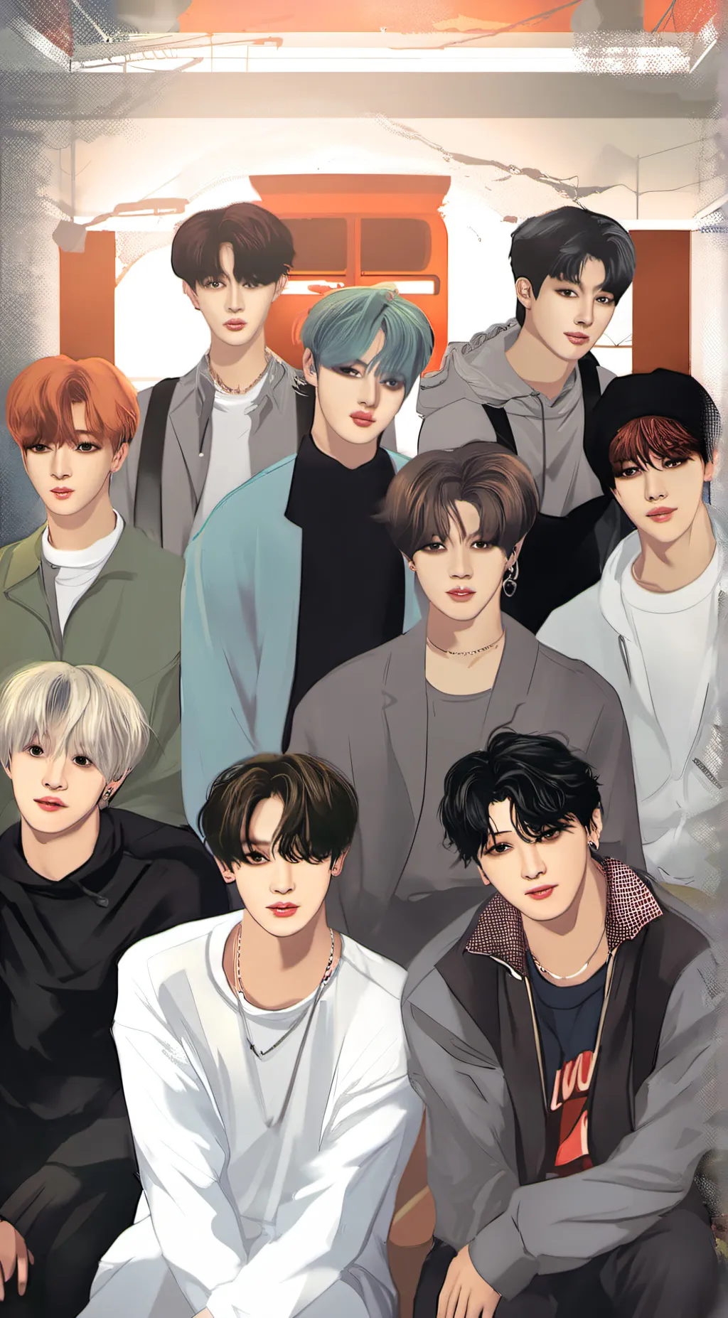 ai character: Skz teachers background