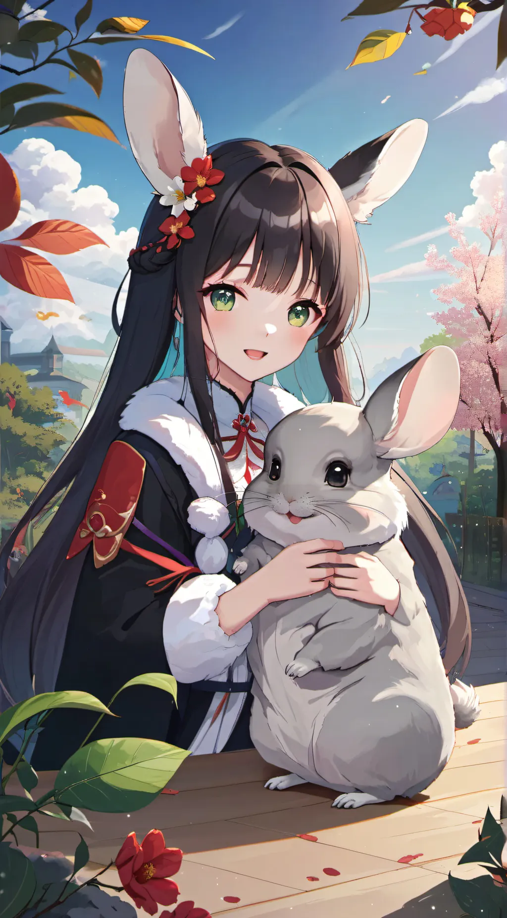 ai character: ķıķīø background