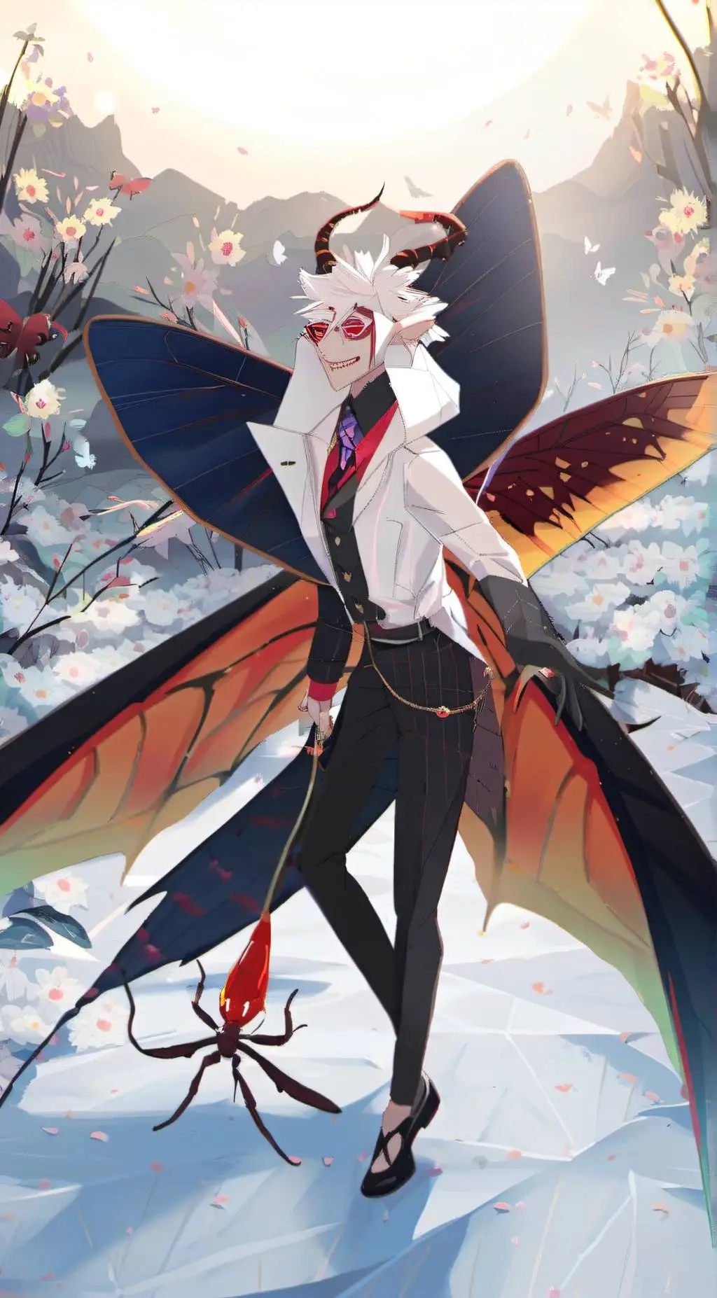 ai character: Valentino ￼ background