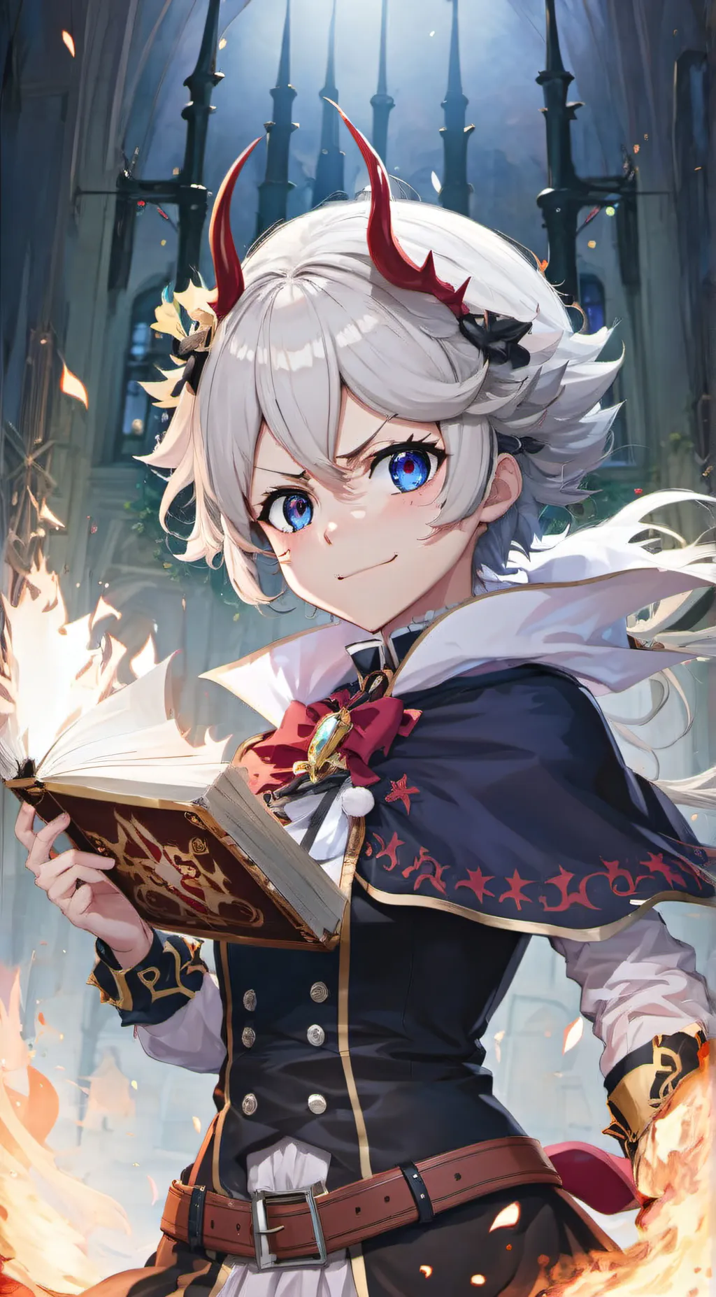 ai character:  the devil twin si background