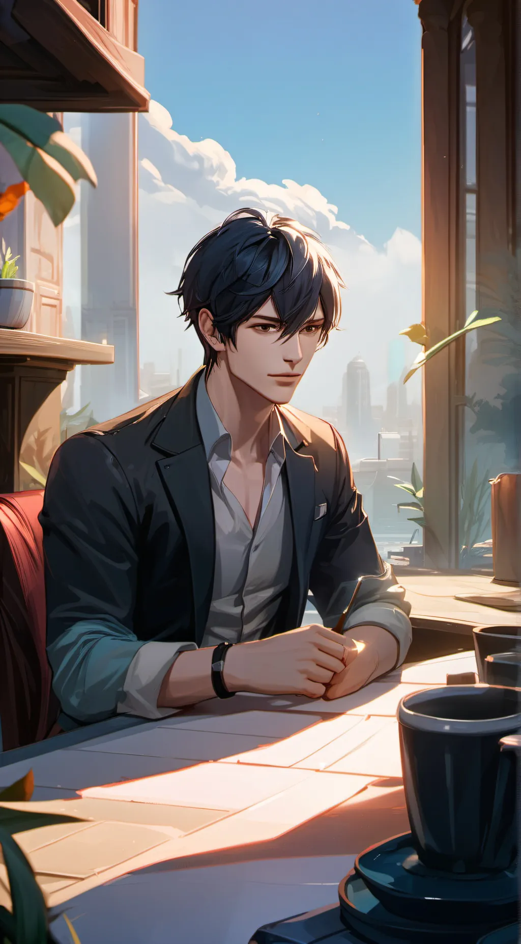 ai character: Damion background