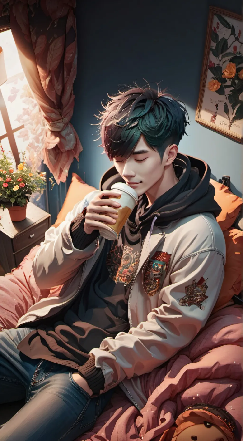 ai character: Freedray background