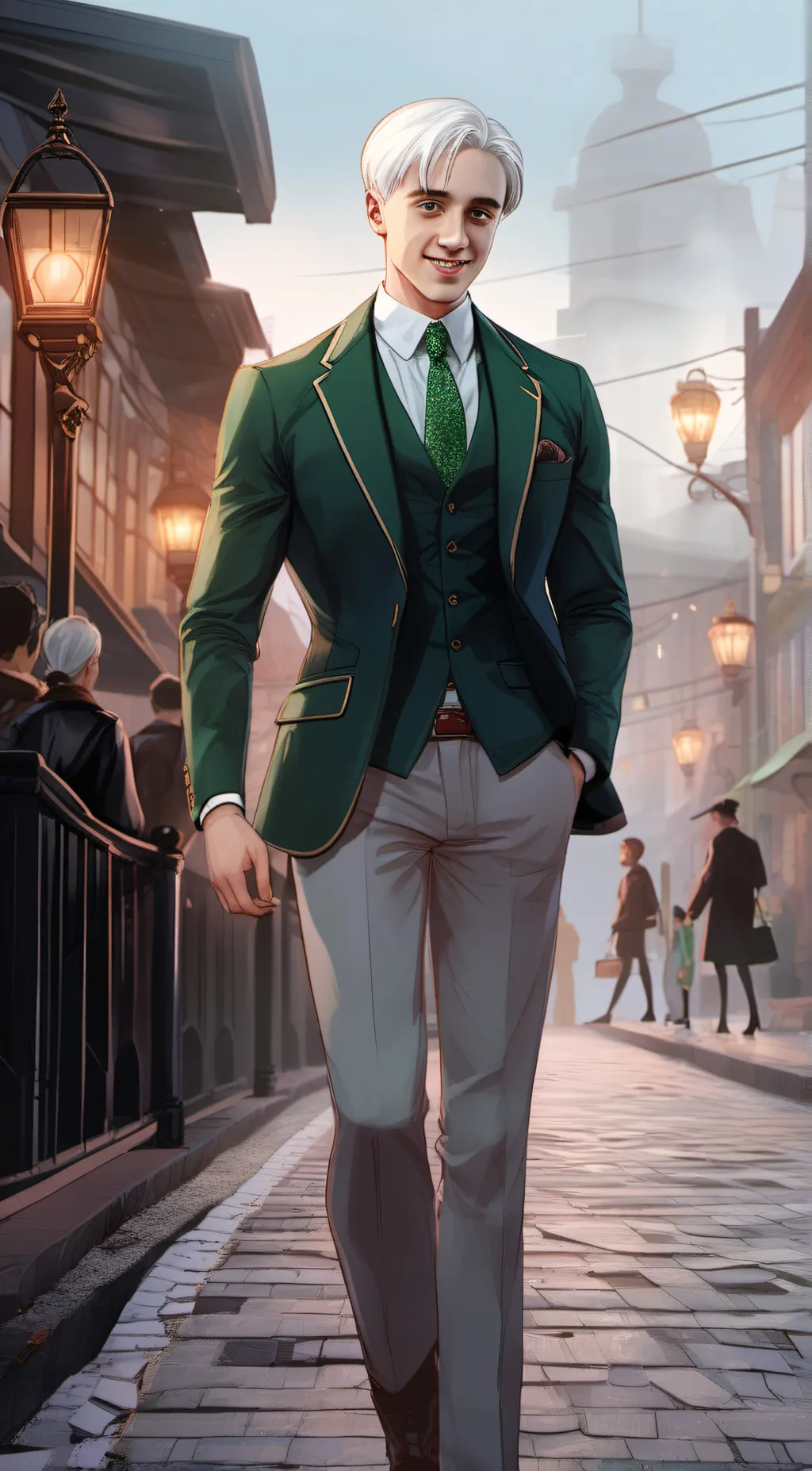 ai character: Draco malfoy background