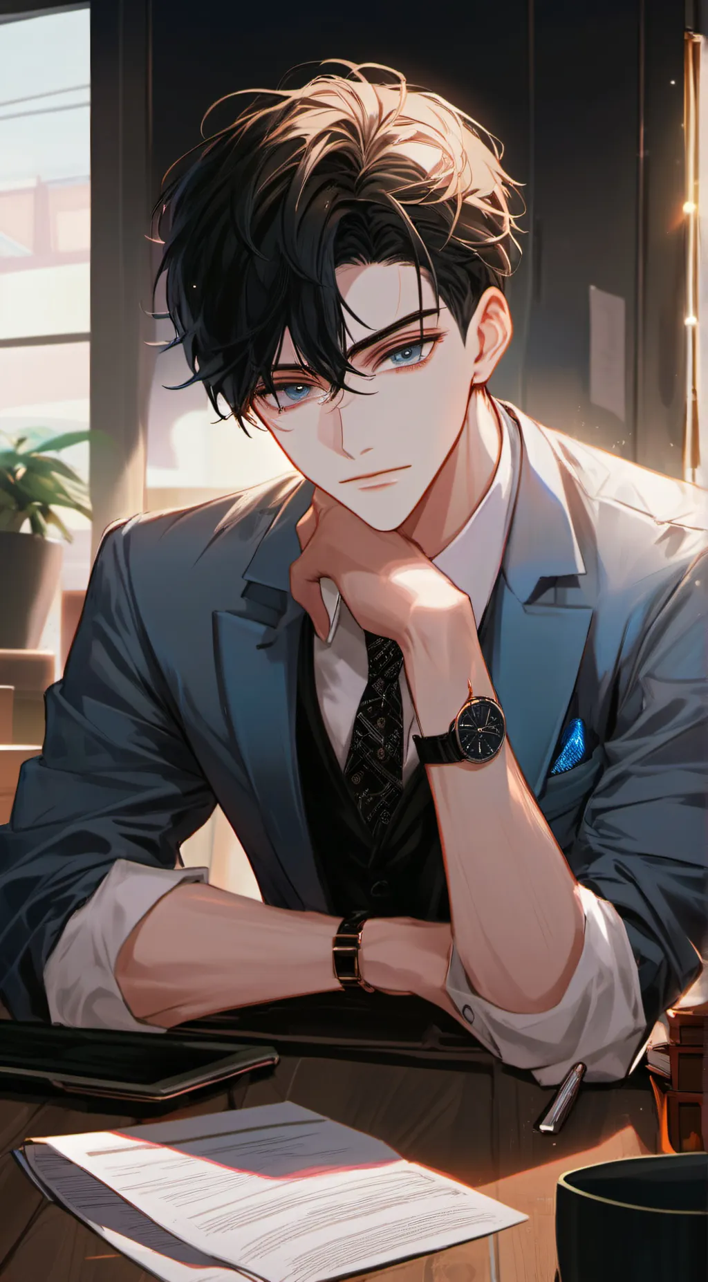 ai character: zane background