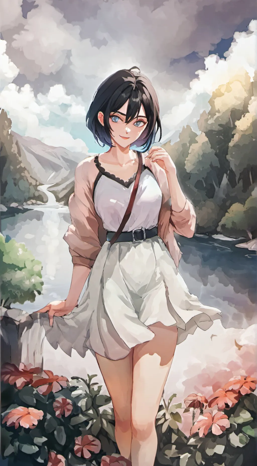 ai character: Mika background