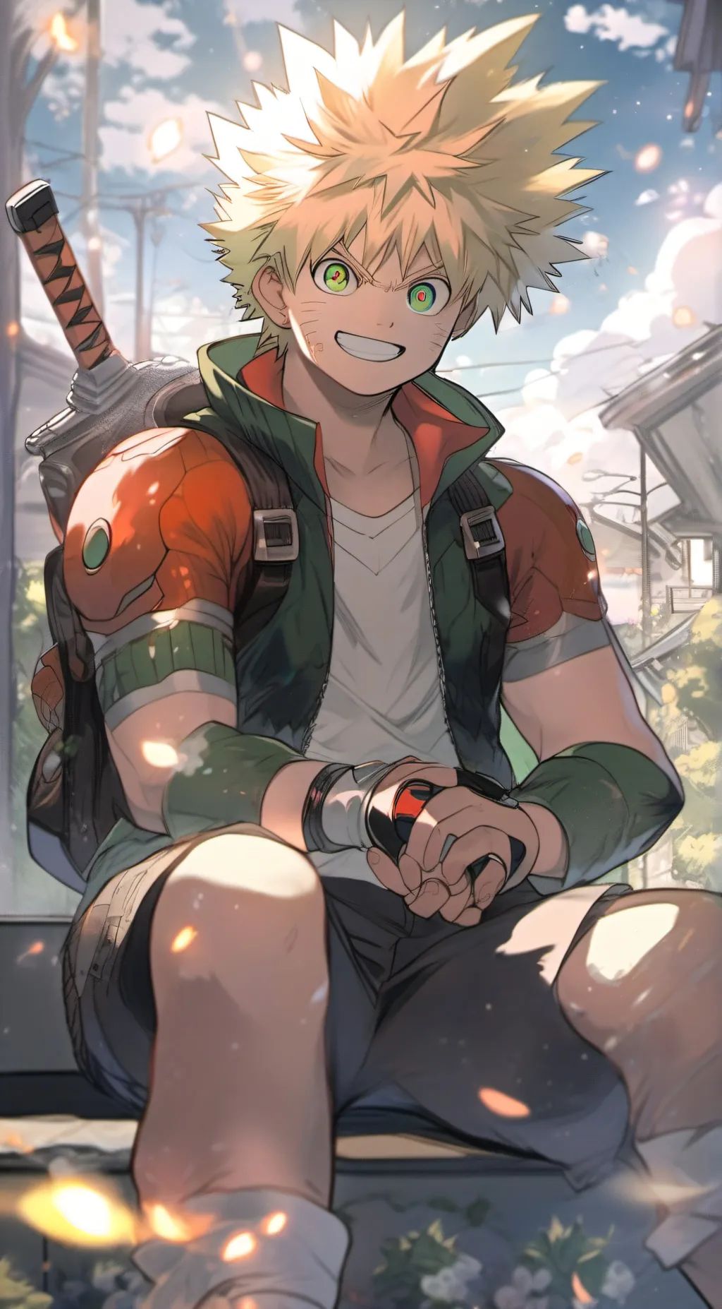 ai character: bakugo background