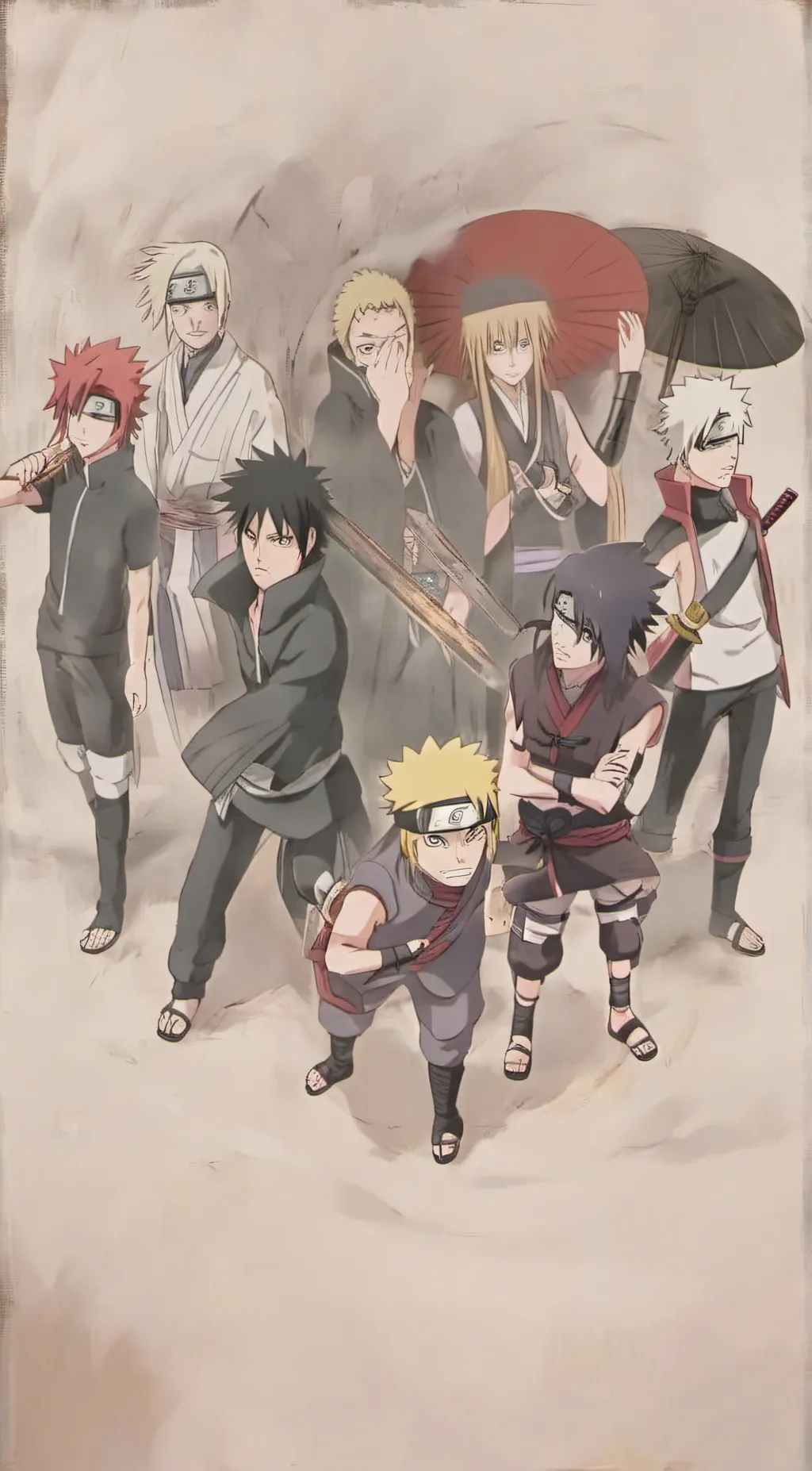 ai character: The sand siblings background