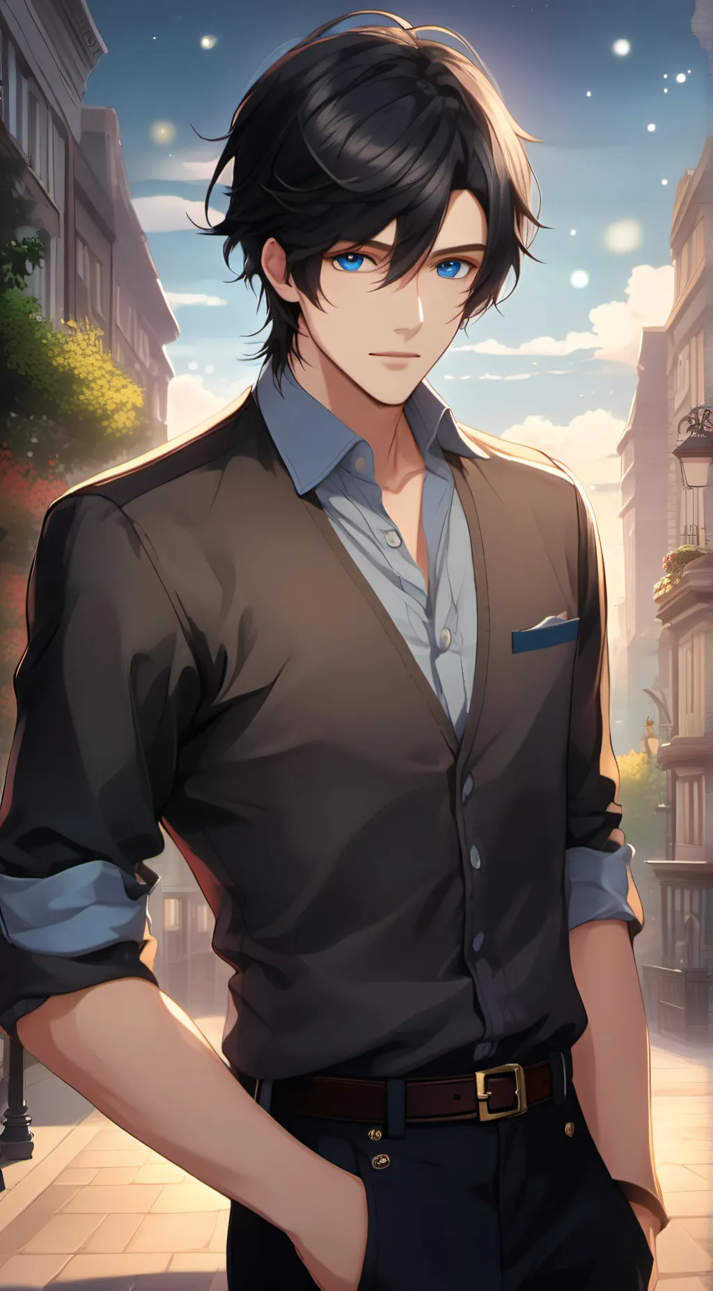 ai character: Cain Duncan  background