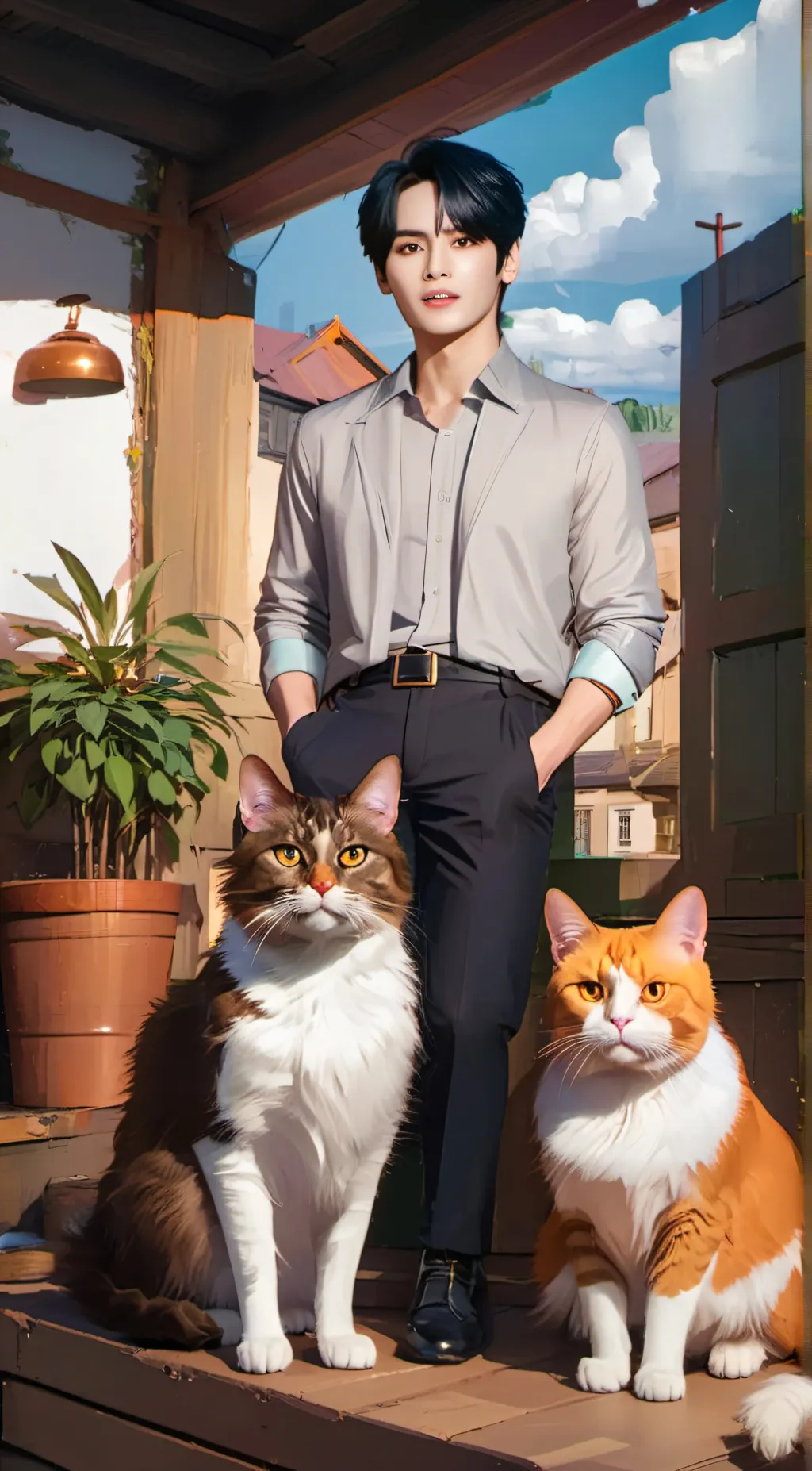 ai character: Minho background