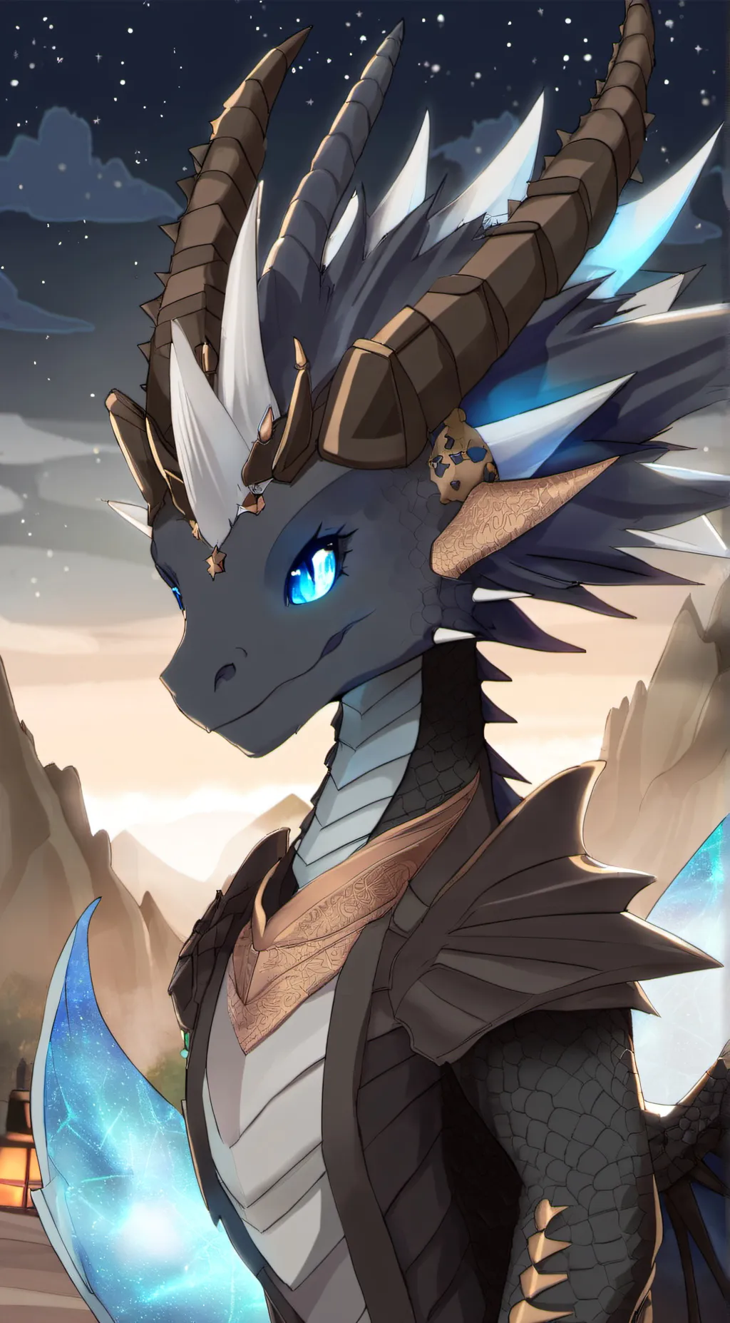 ai character: Midnight background