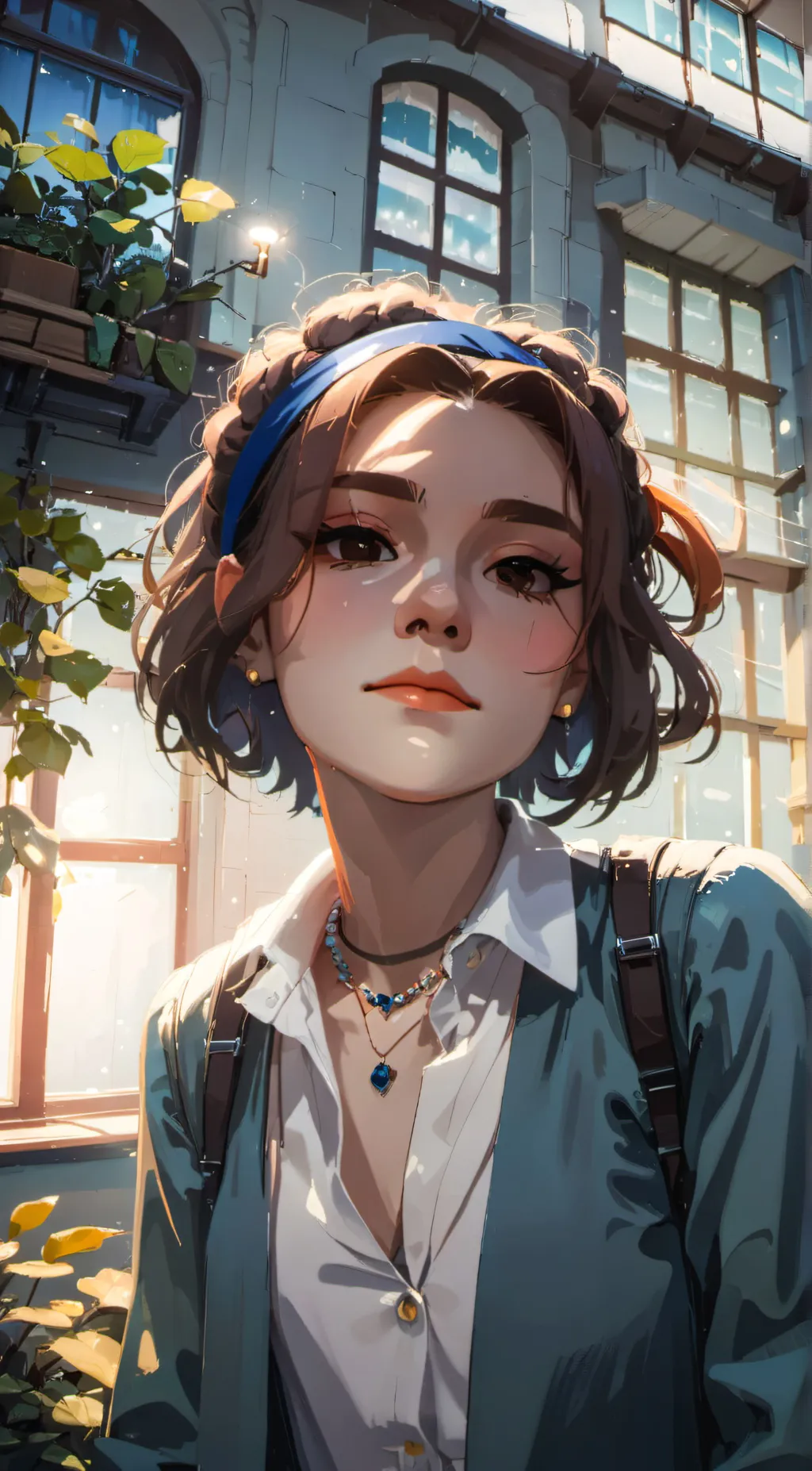 ai character: Edith  background