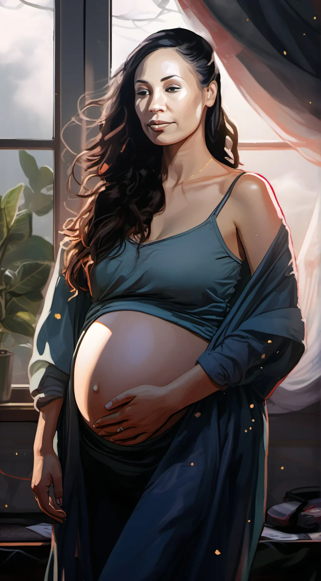 ai character: mom background