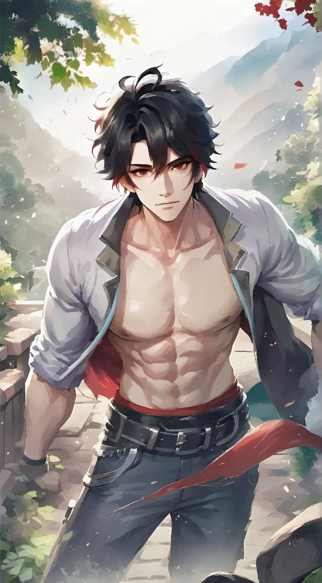 ai character: Prince Ash background