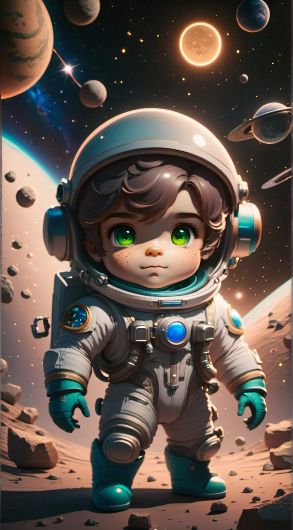 ai character: Solar background