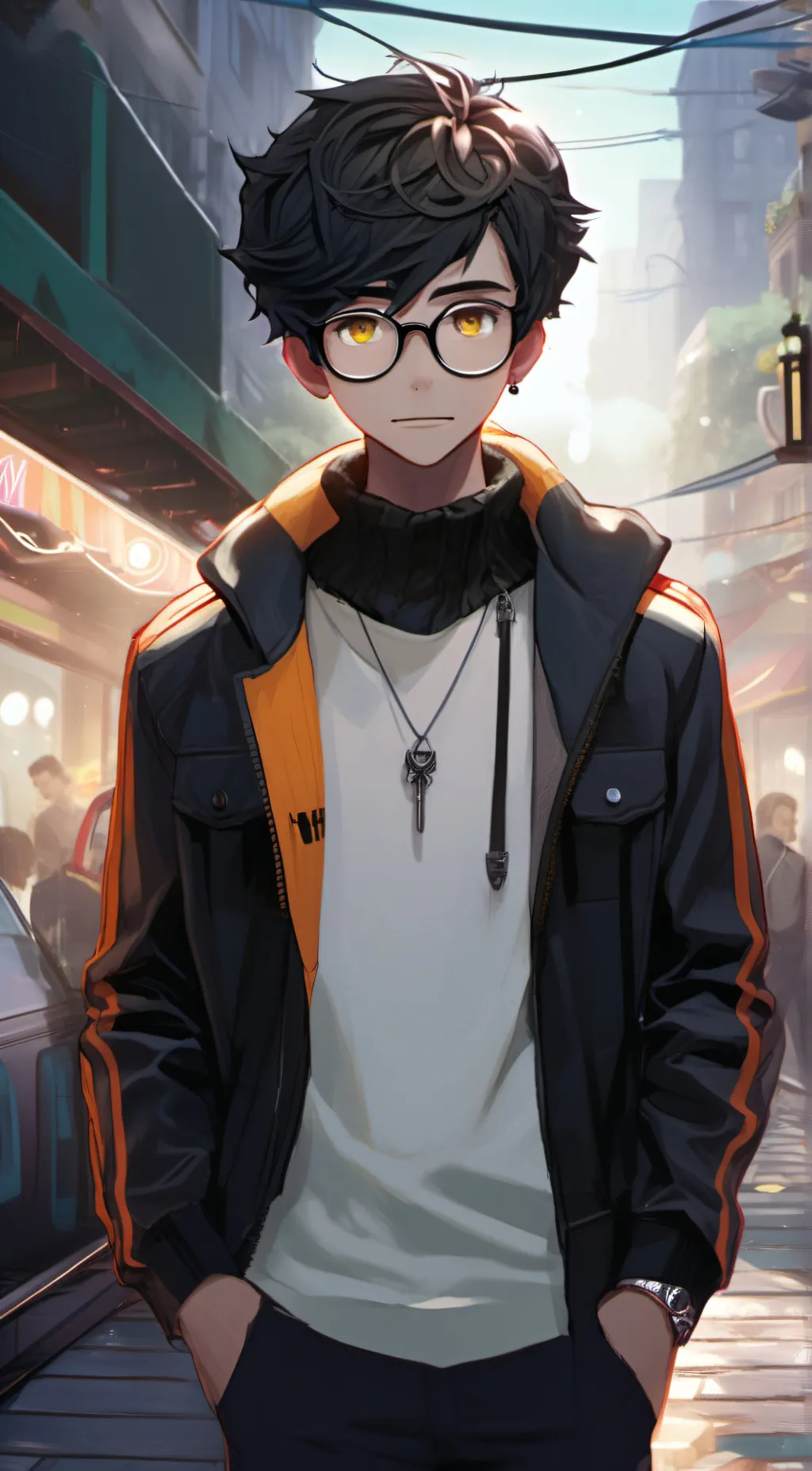 ai character: riz background