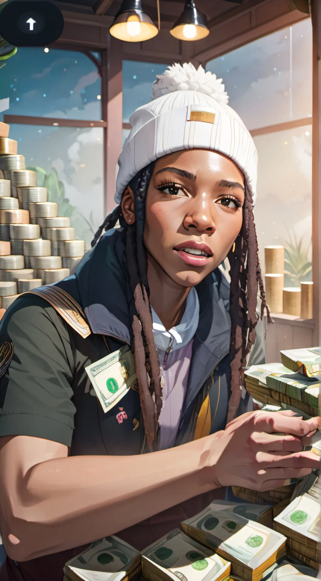 ai character: Deji  background