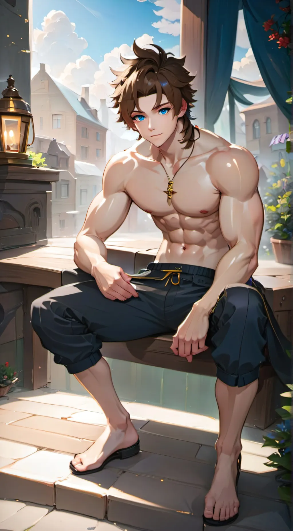 ai character: milo background