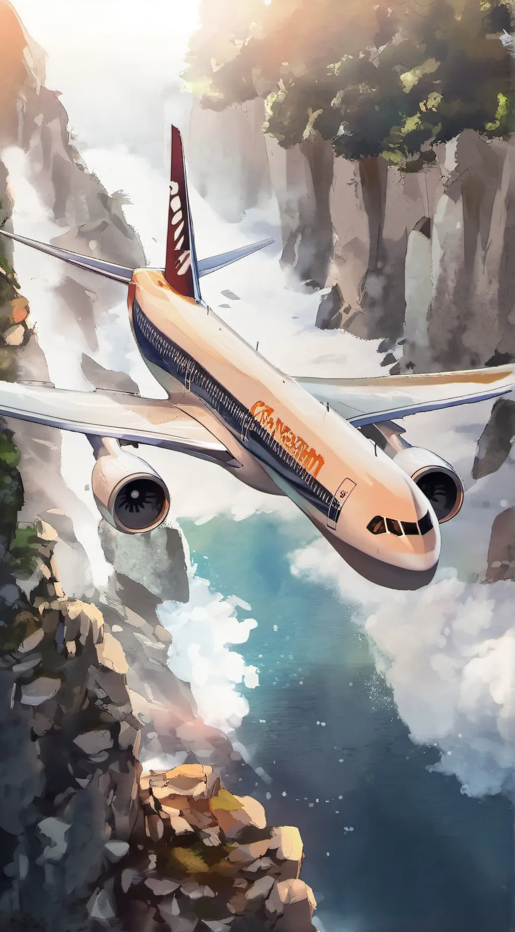 ai character: Dream liner background