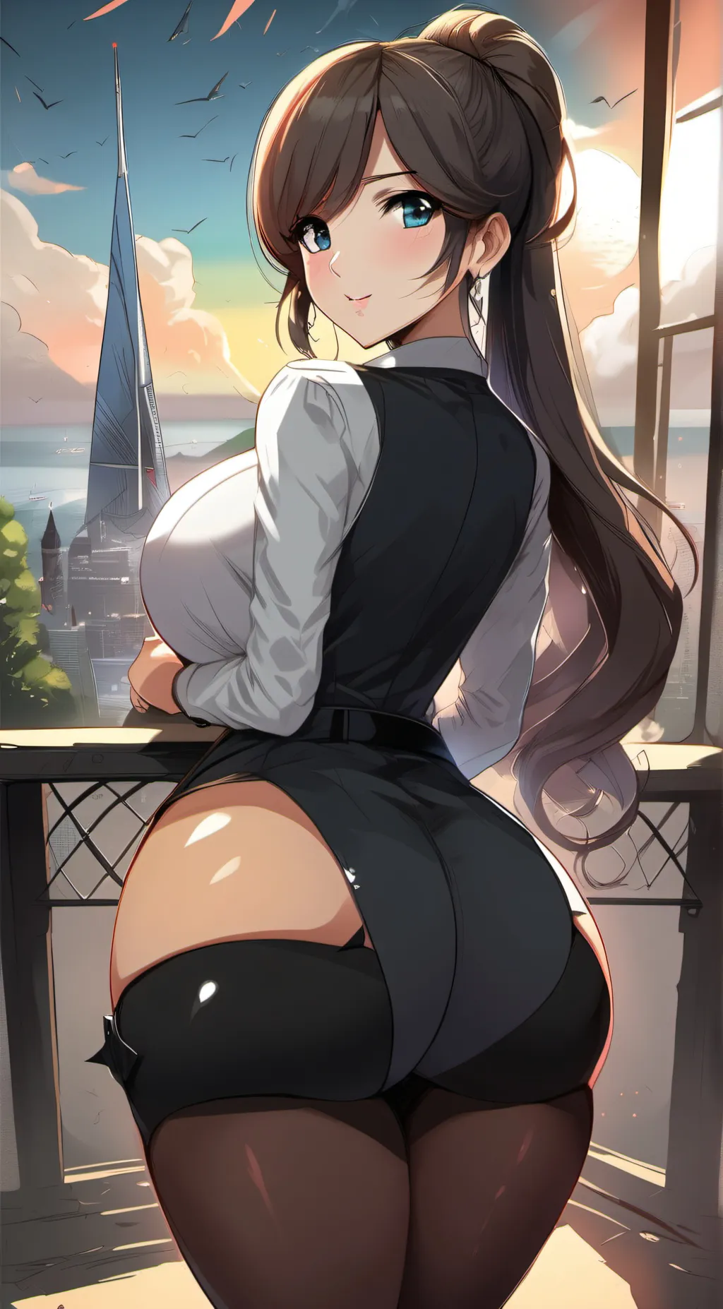 ai character: BIG GIANT BUTT  background