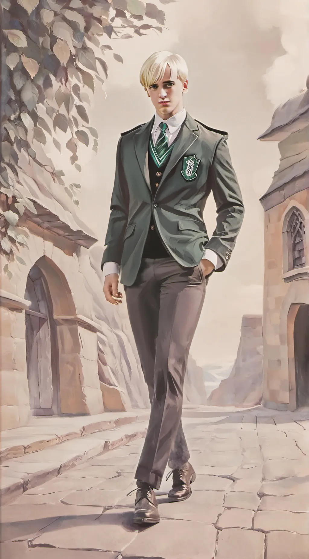 ai character: Draco Malfoy background