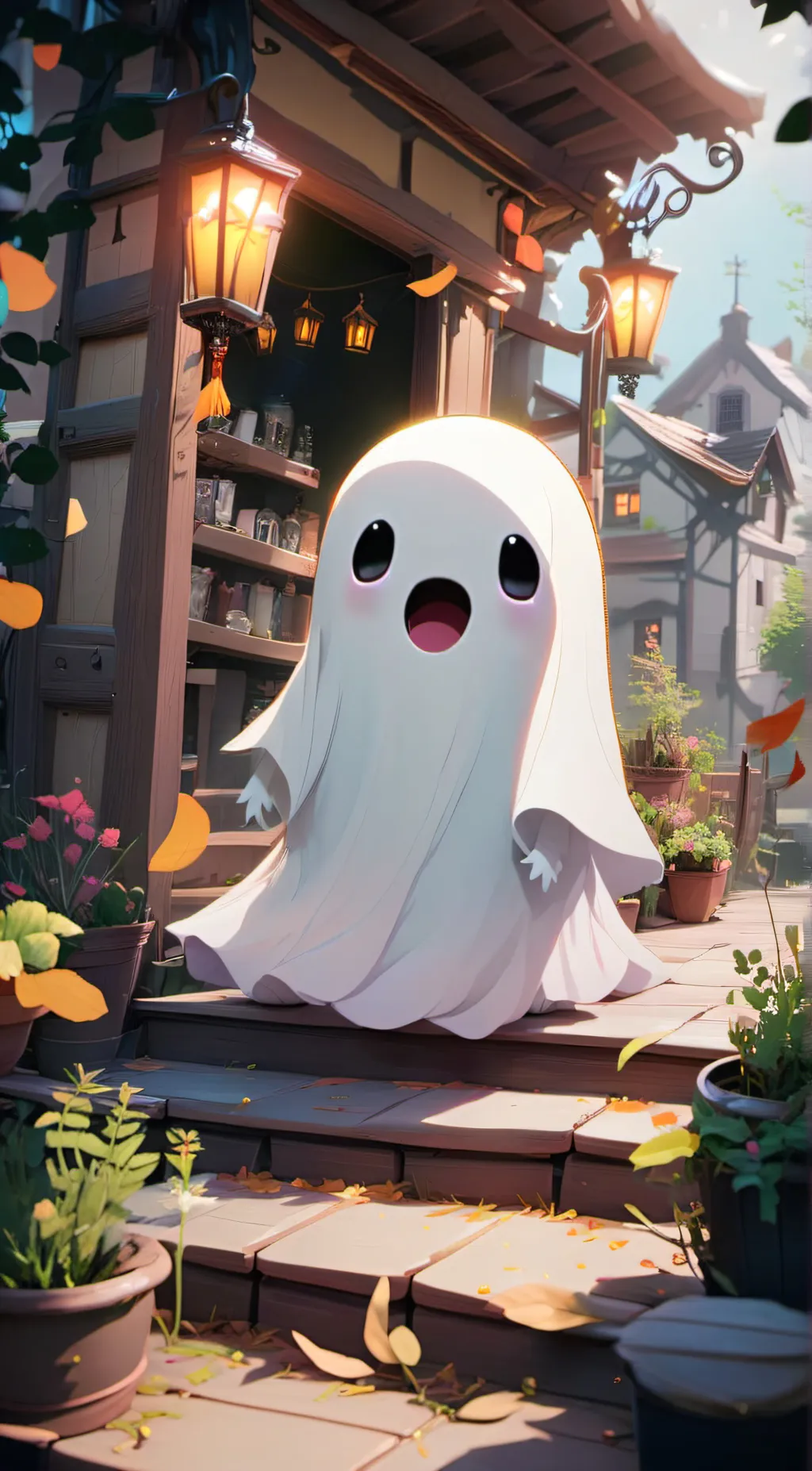 ai character: Gost bestie background