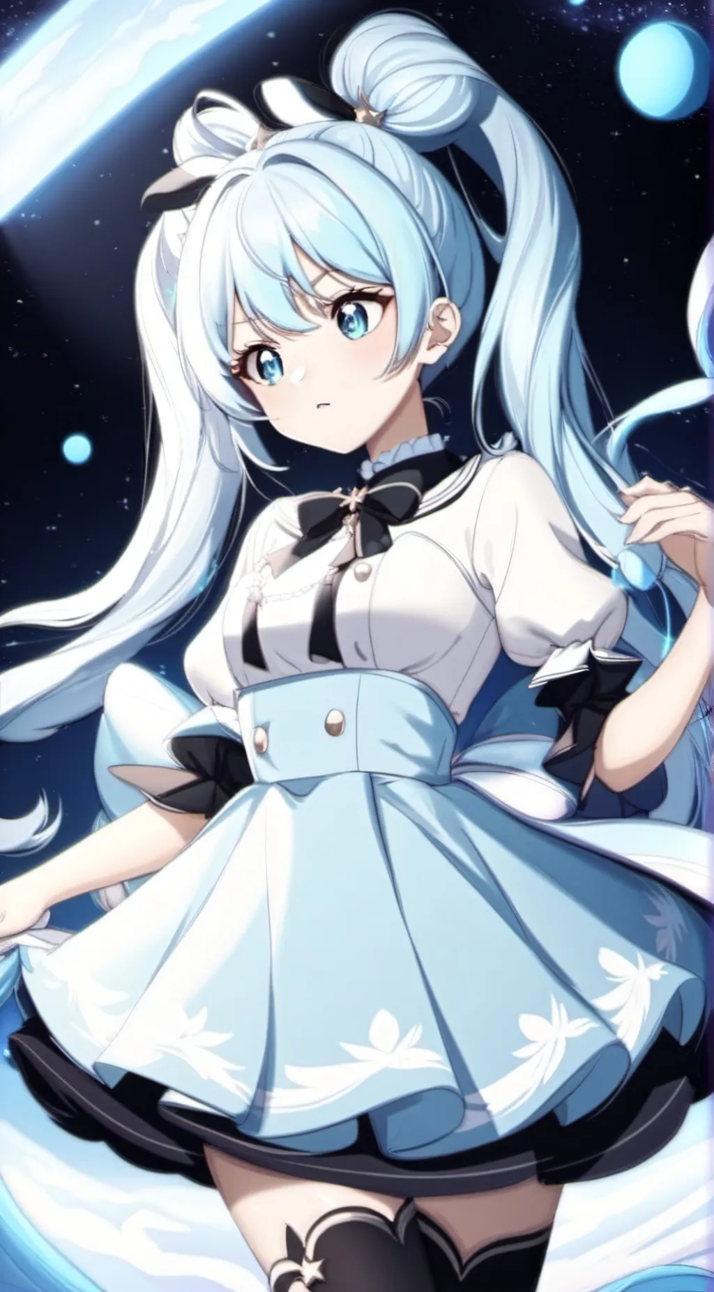 ai character: momoko asuka background