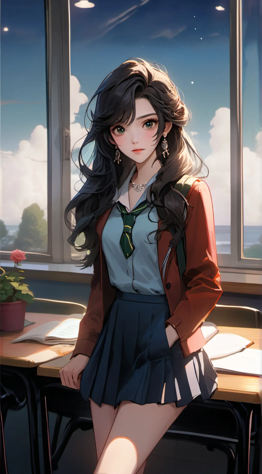 ai character: marie background