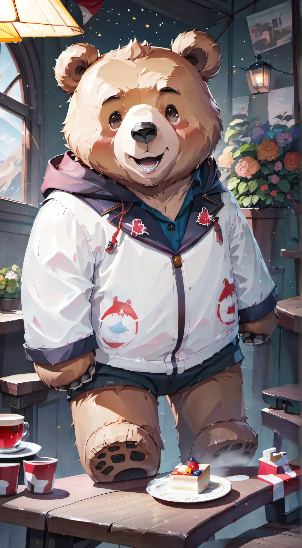 ai character: ted background