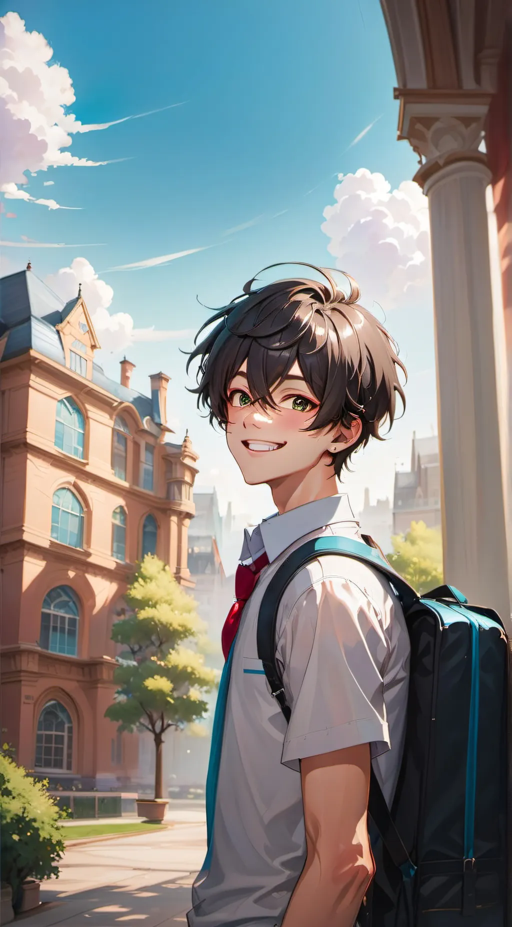 ai character: Leo background
