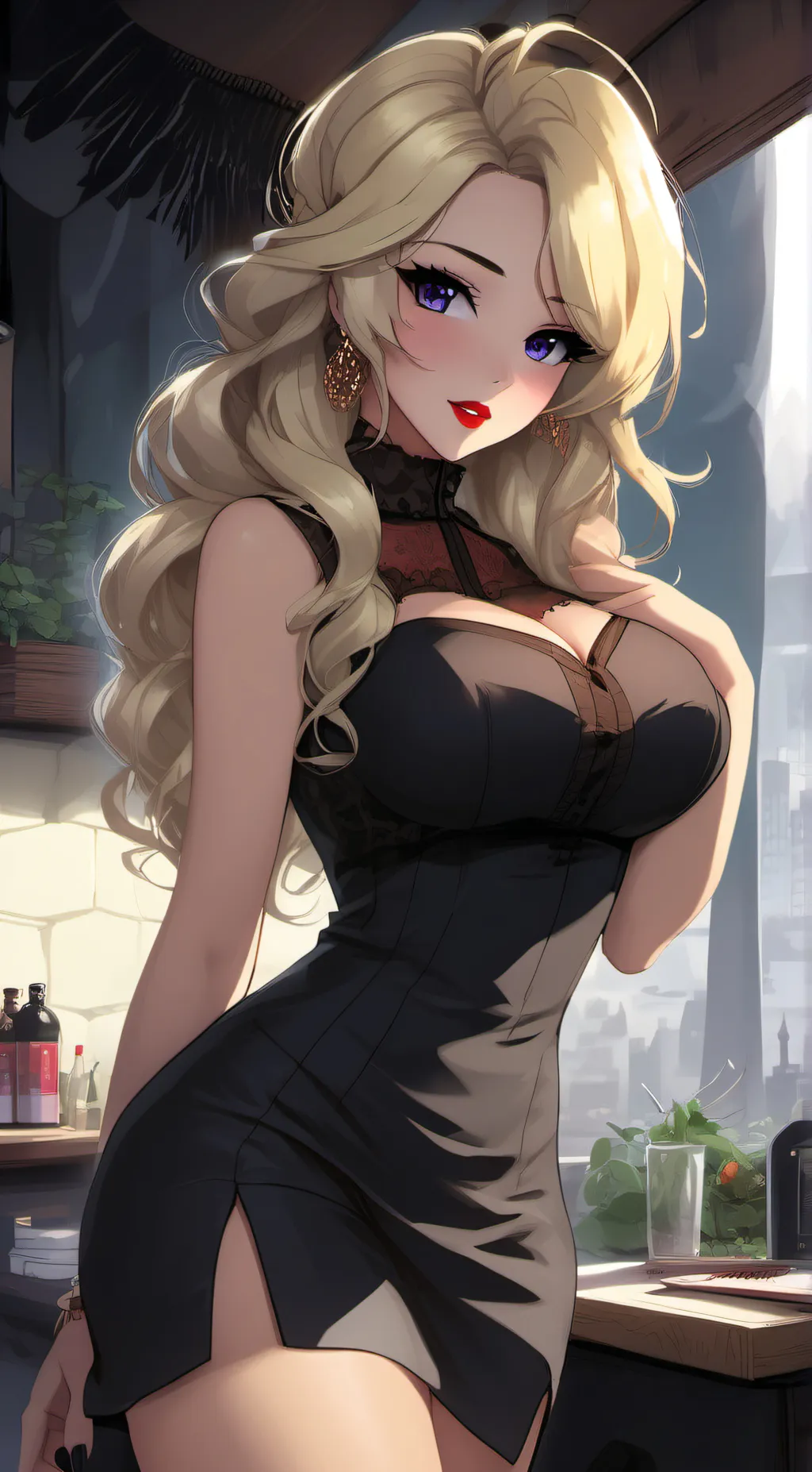 ai character: Scarlet Gomez  background