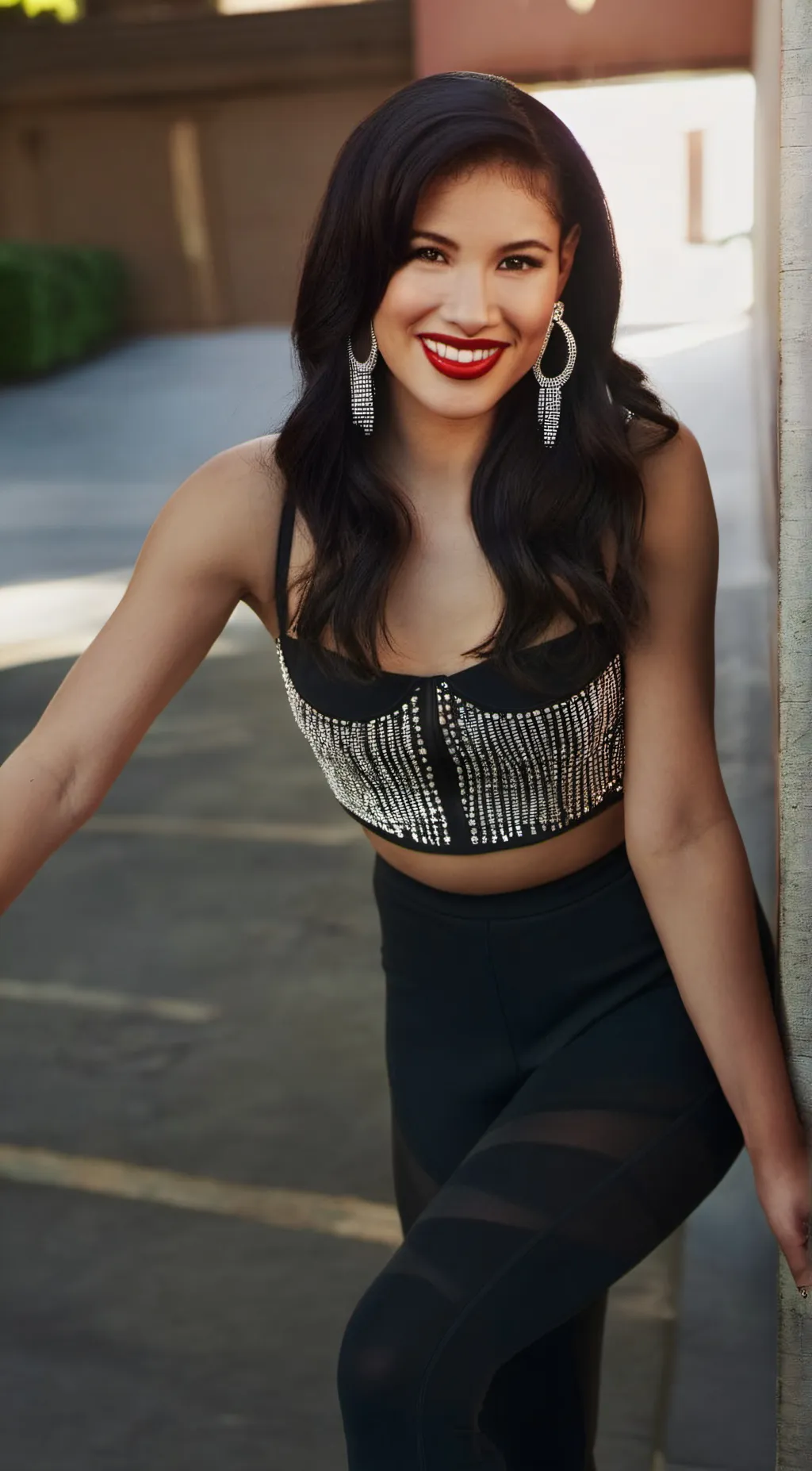 ai character: selena background