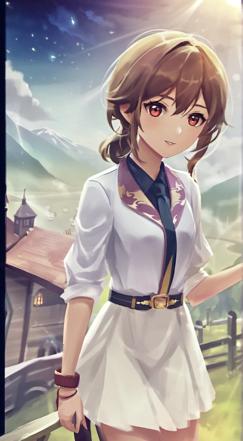ai character: your gf maddy background