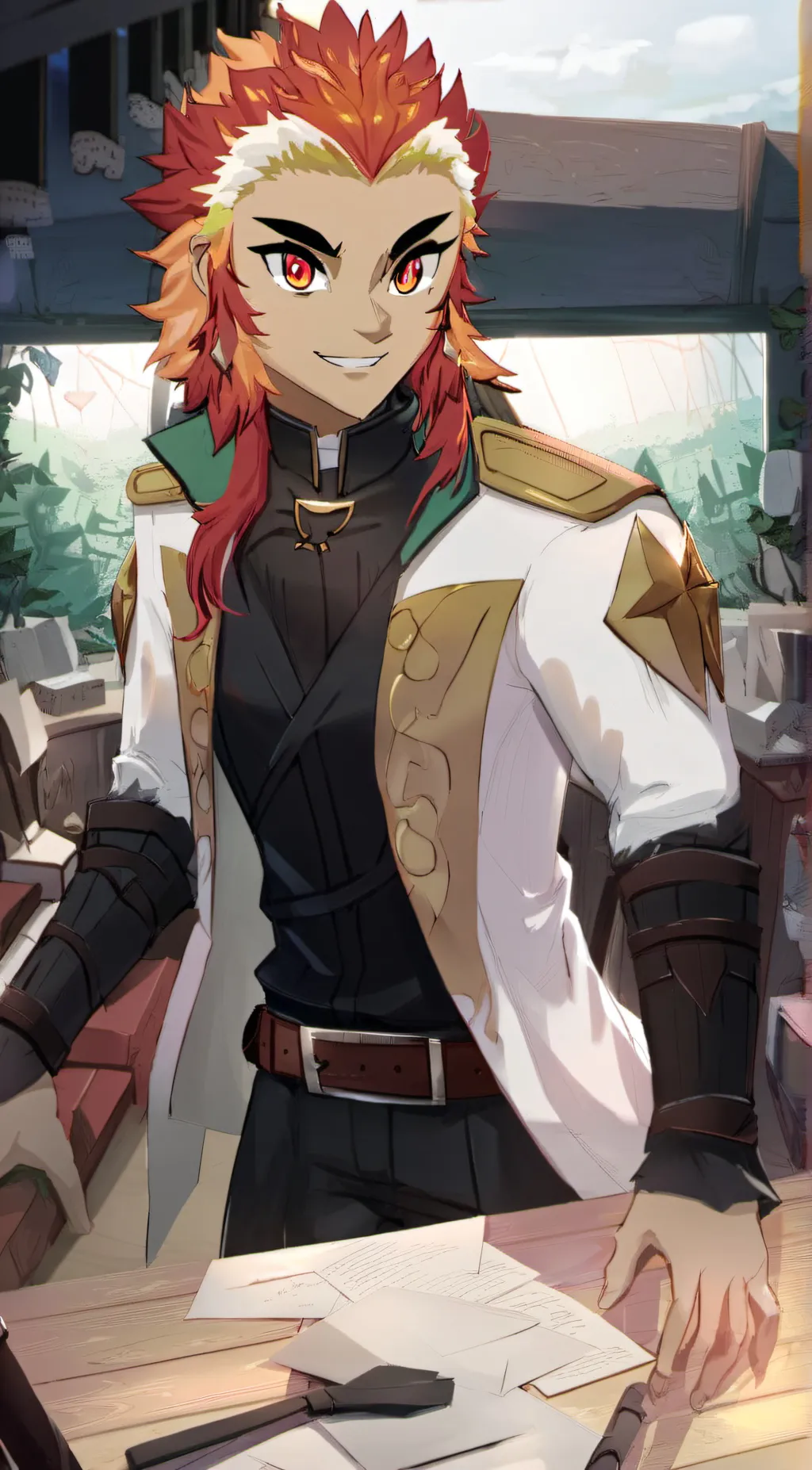 ai character: Hashiras background