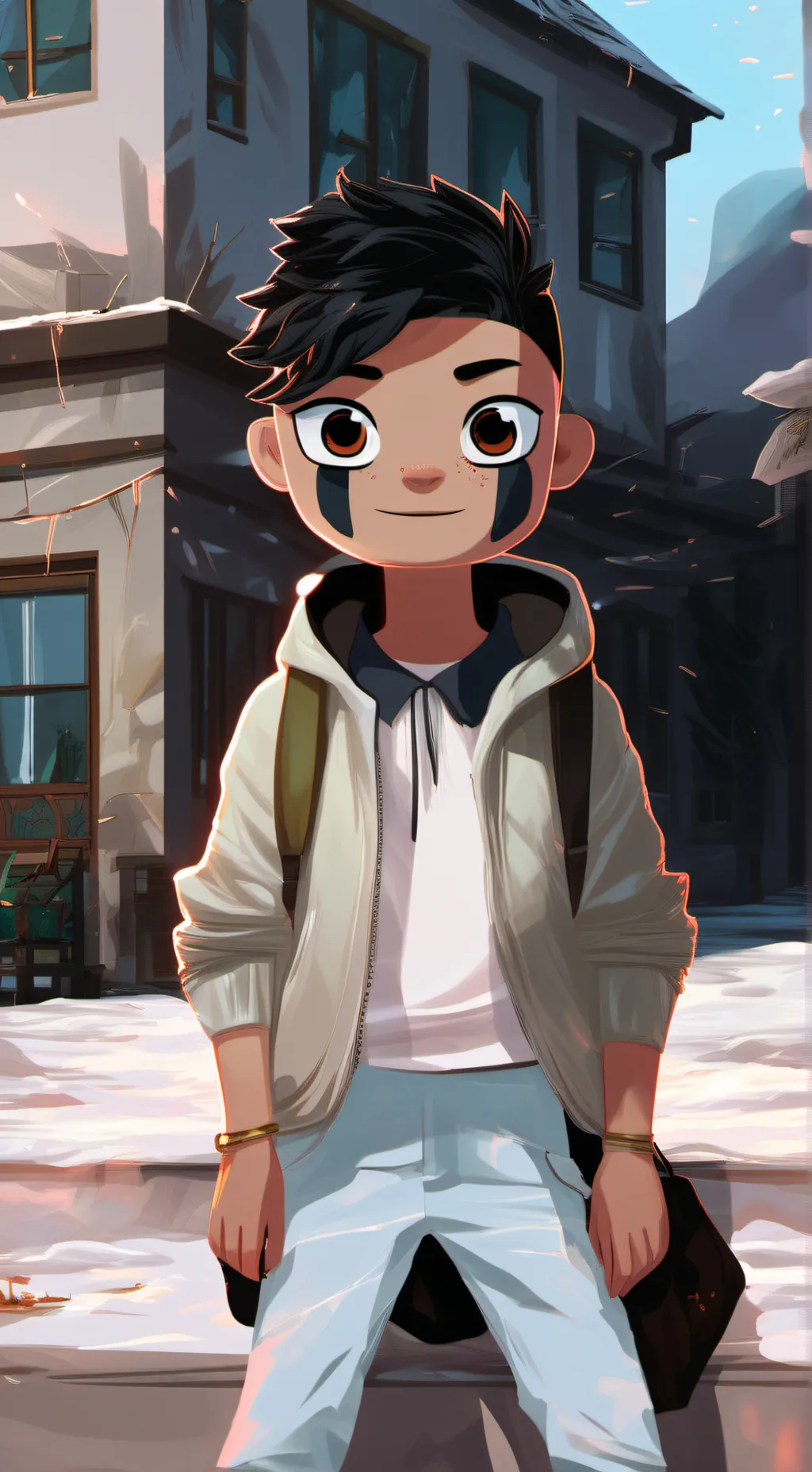 ai character: Milo background