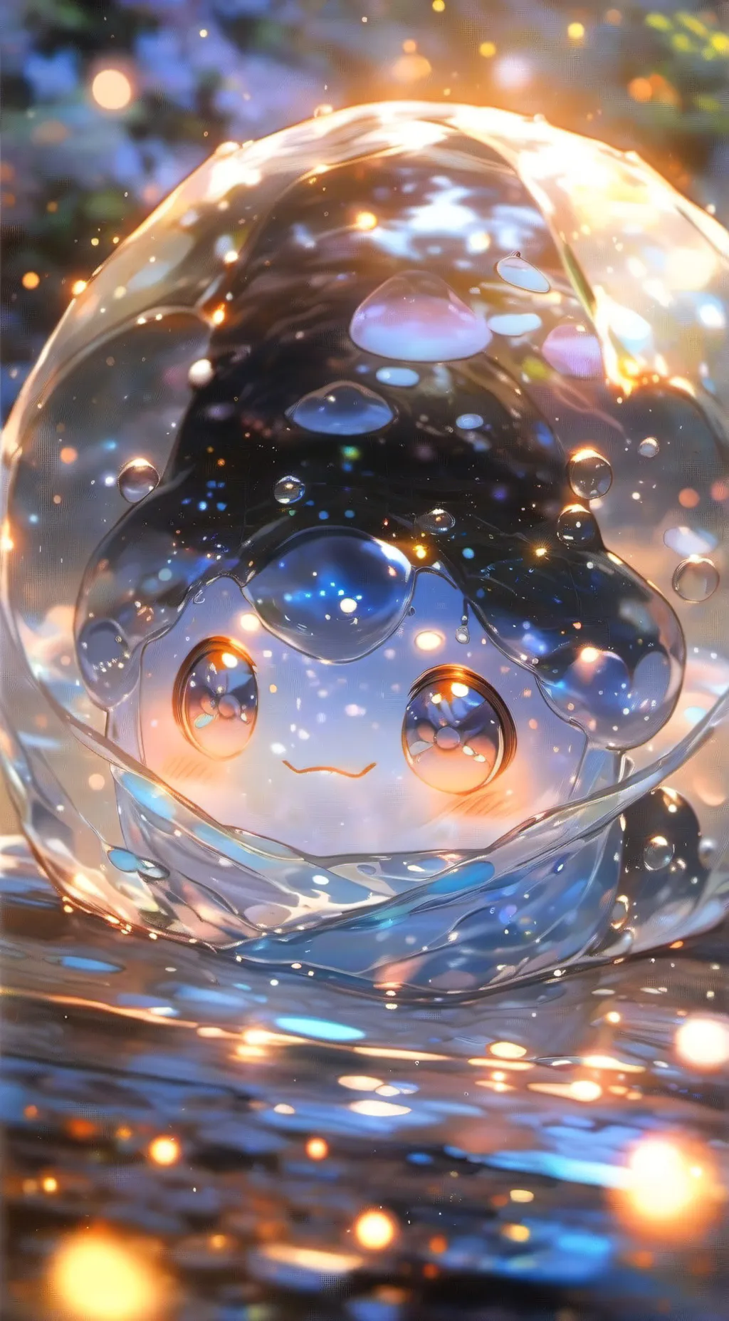 ai character: Blob background
