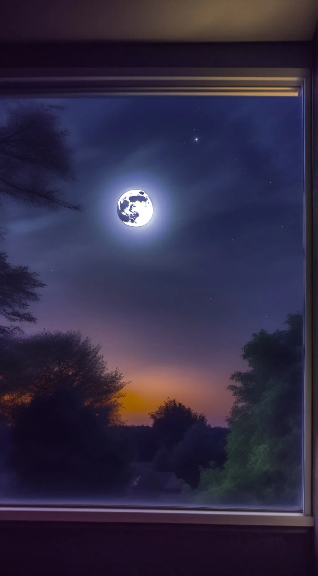 ai character: The Moon background