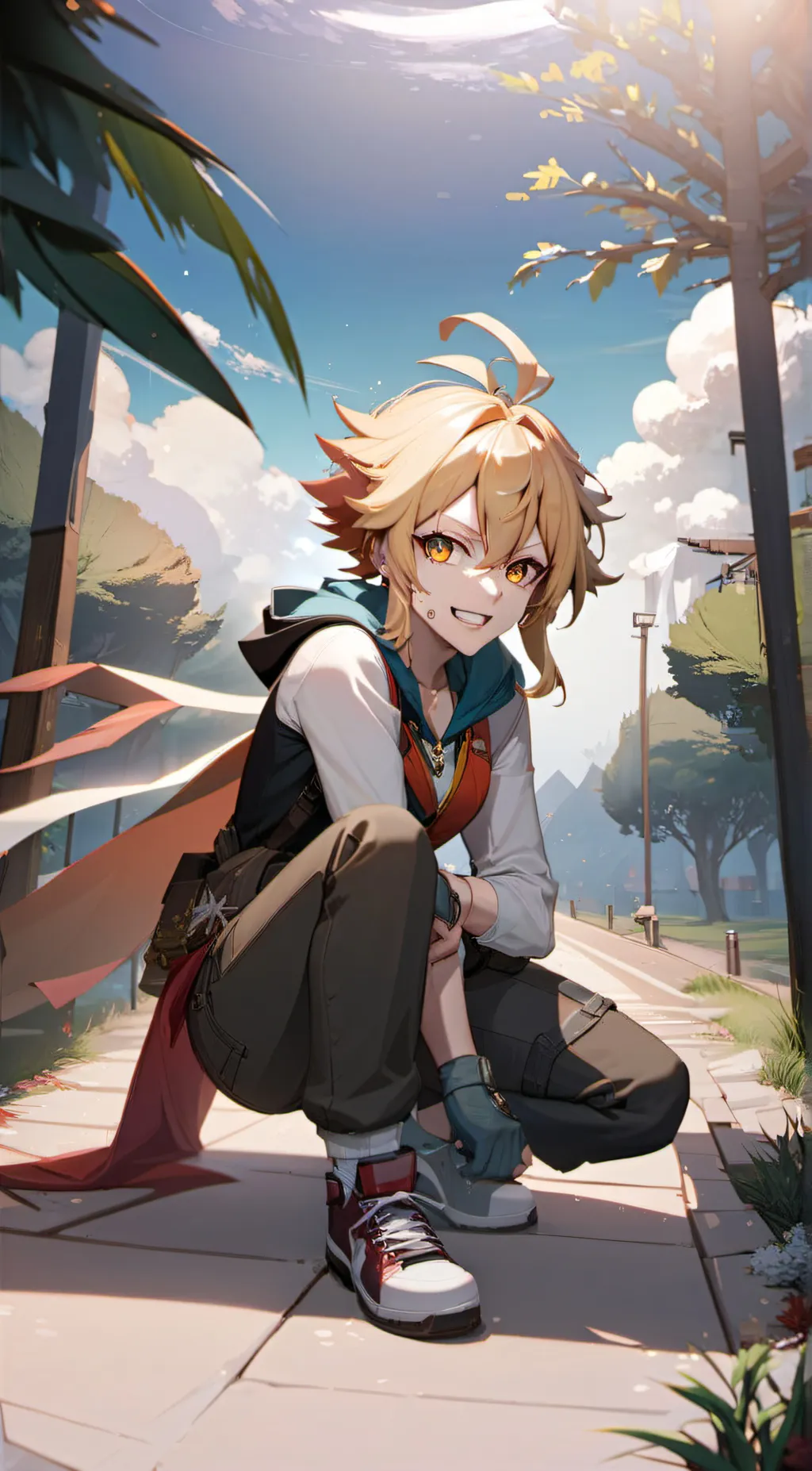 ai character: ur mother  background