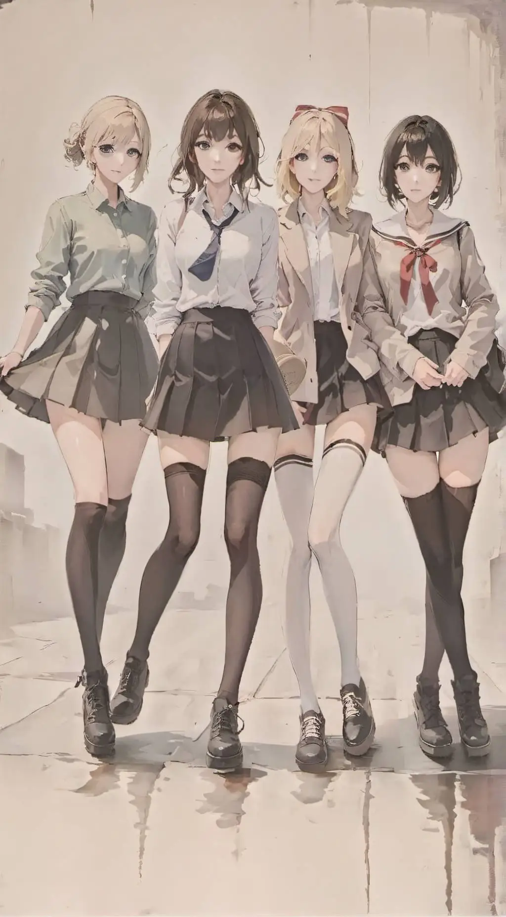 ai character: Friend Group background