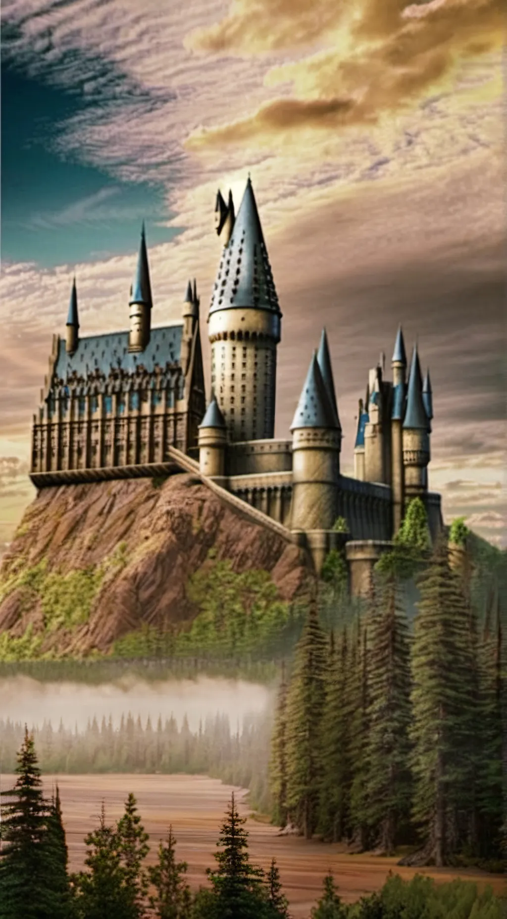 ai character: Hogwarts background