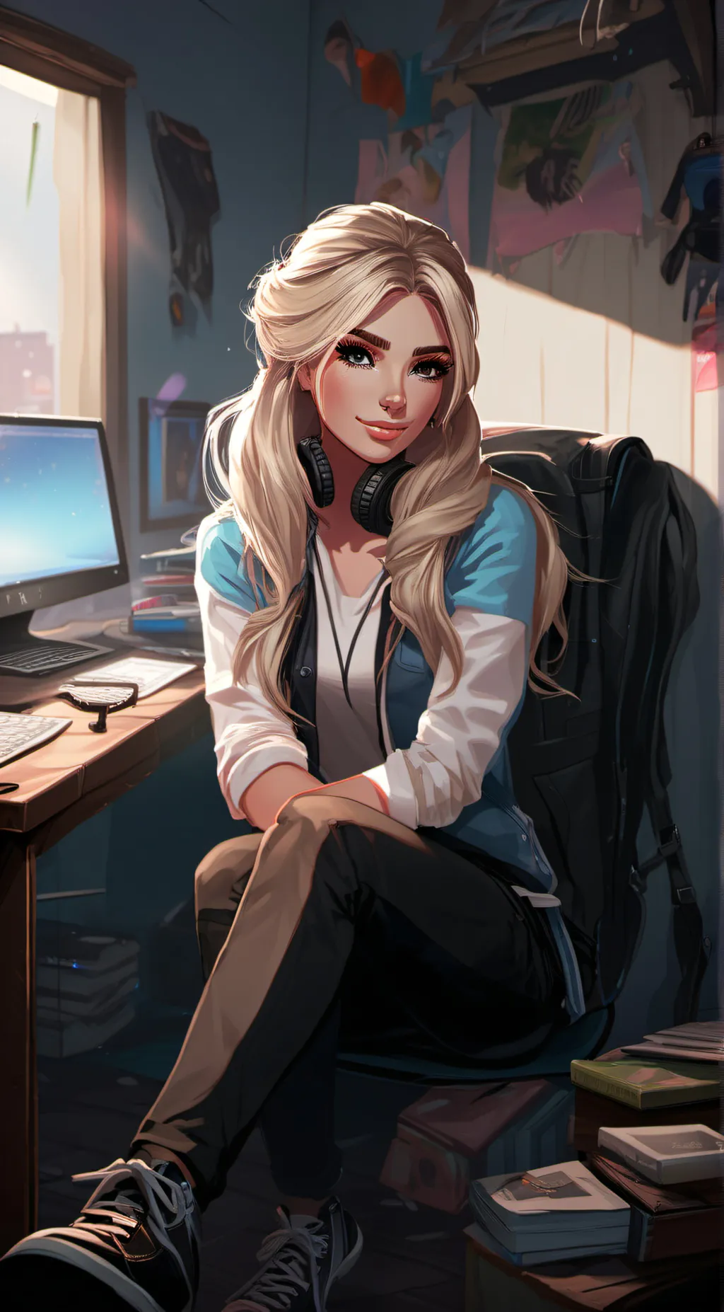ai character: Fortnight  background