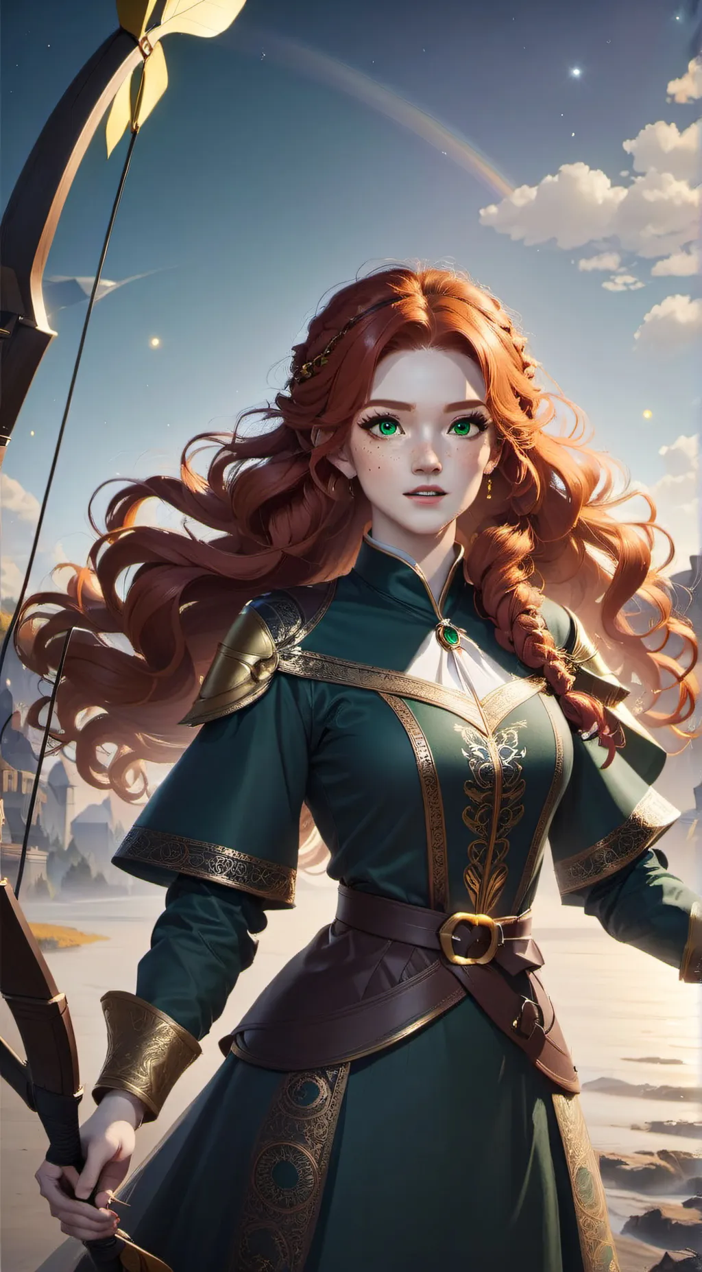 ai character: Gala background