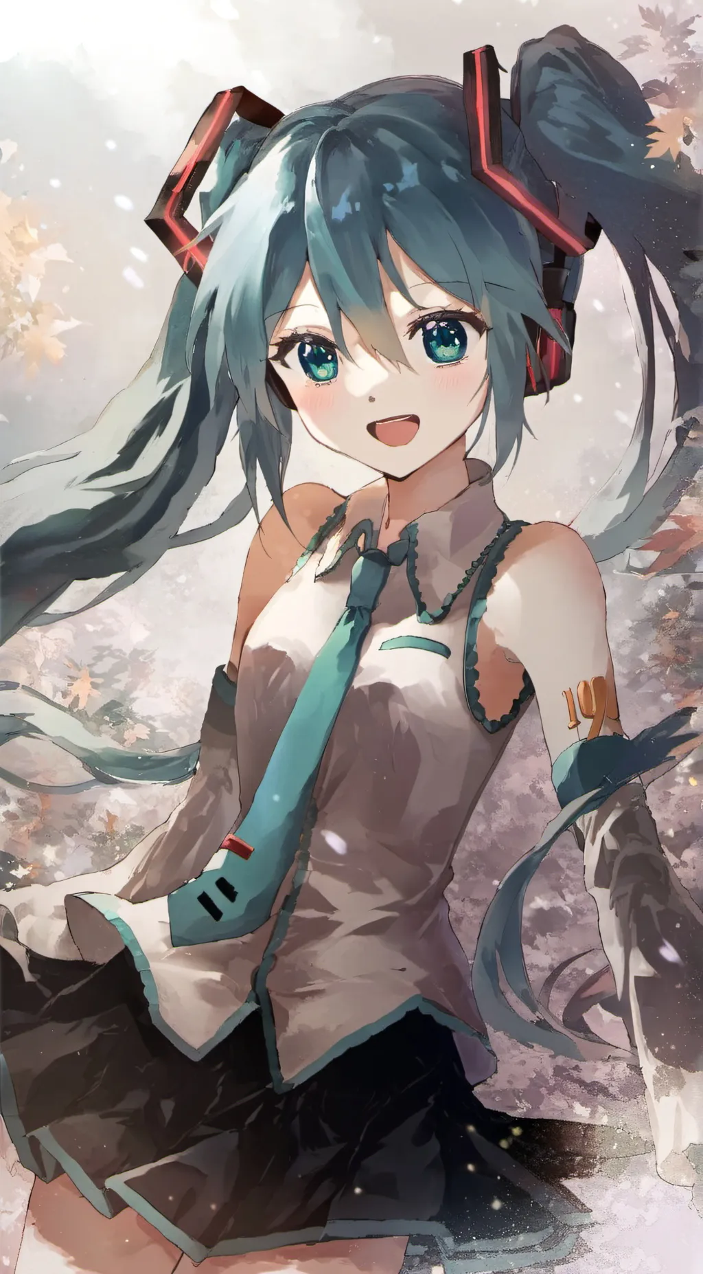 ai character: Miku background