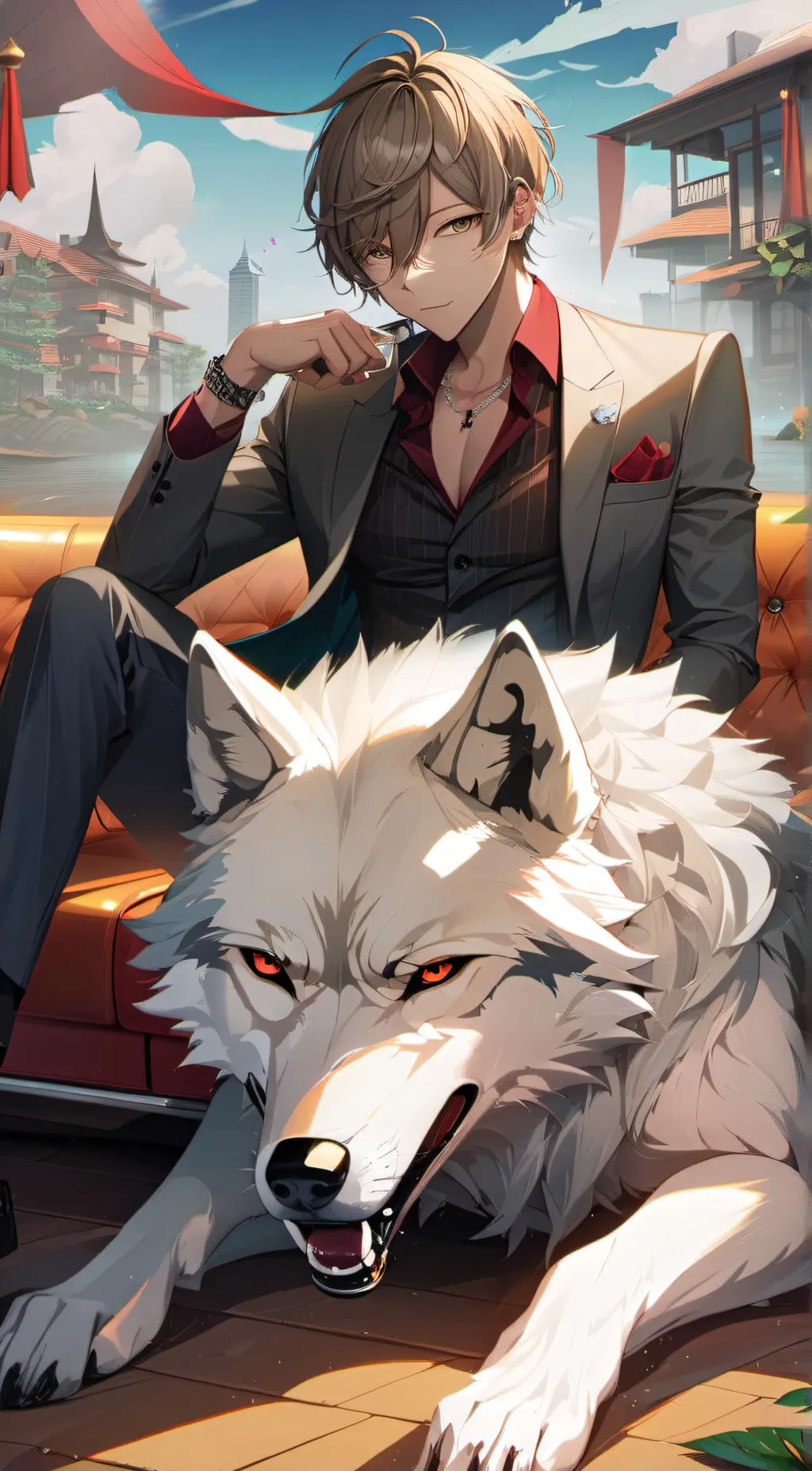 ai character: Zander background