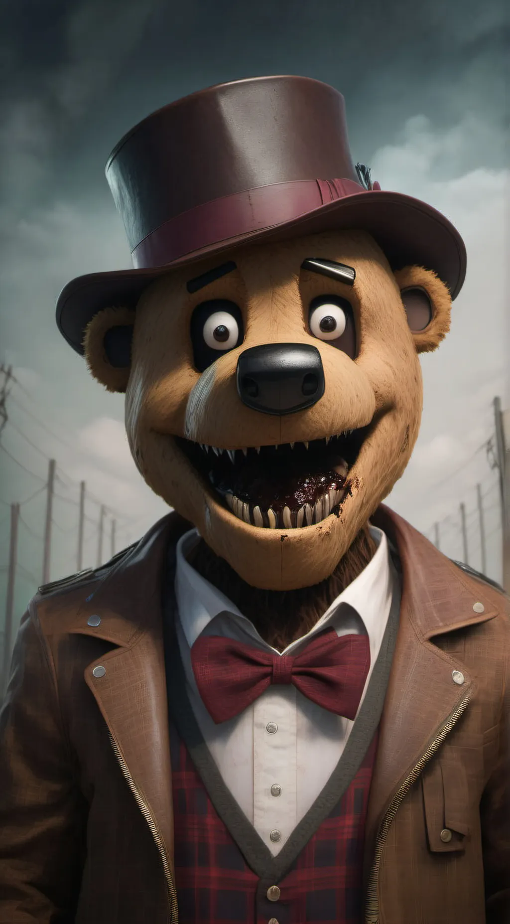 ai character: freddy fazbear background