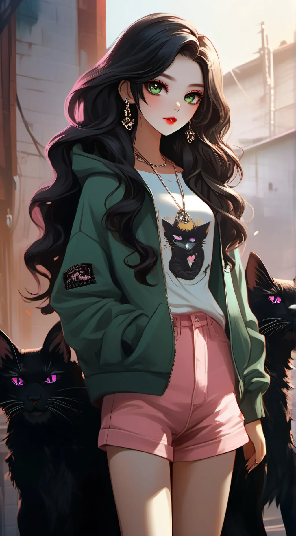 ai character: cloe background
