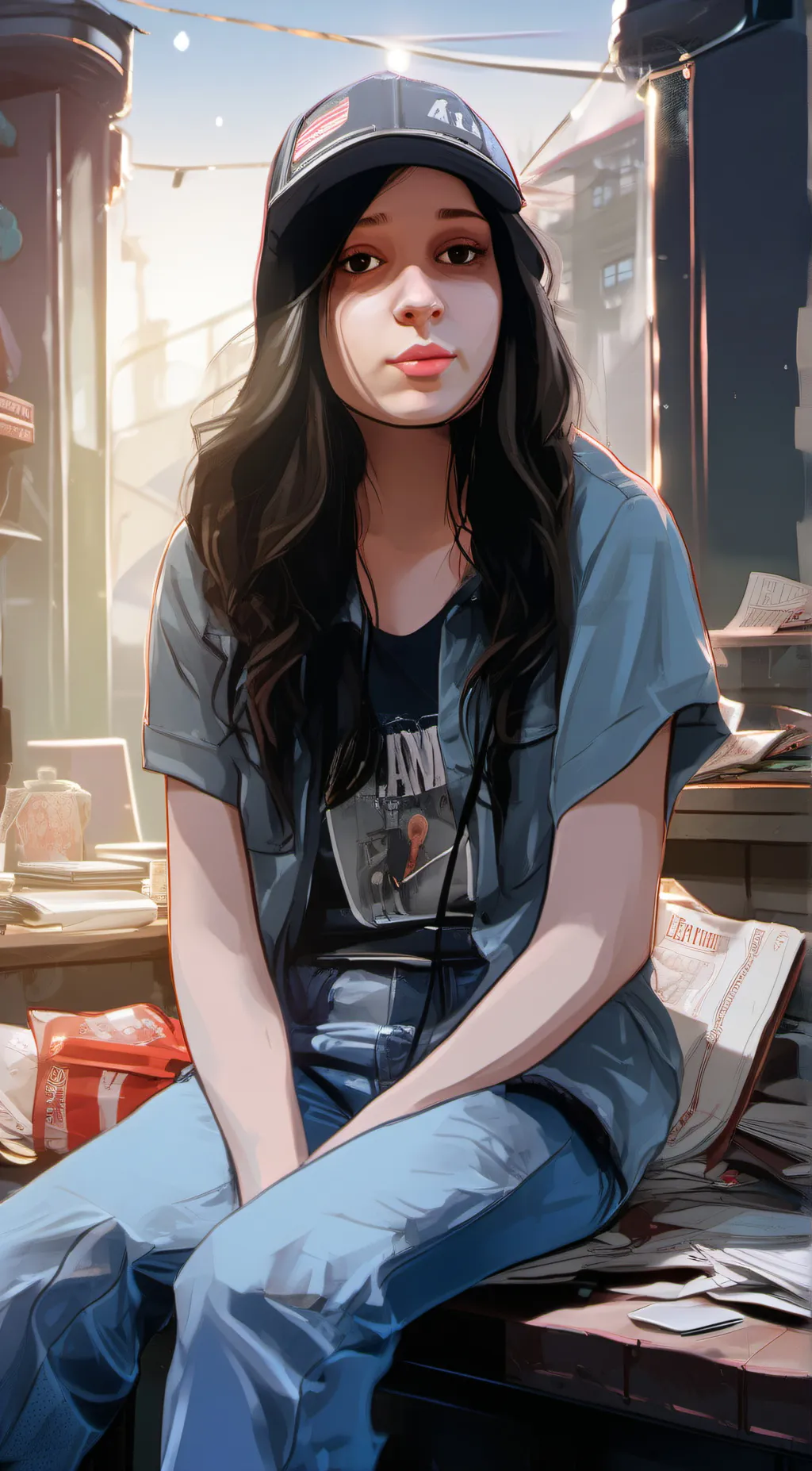 ai character: Giulia background