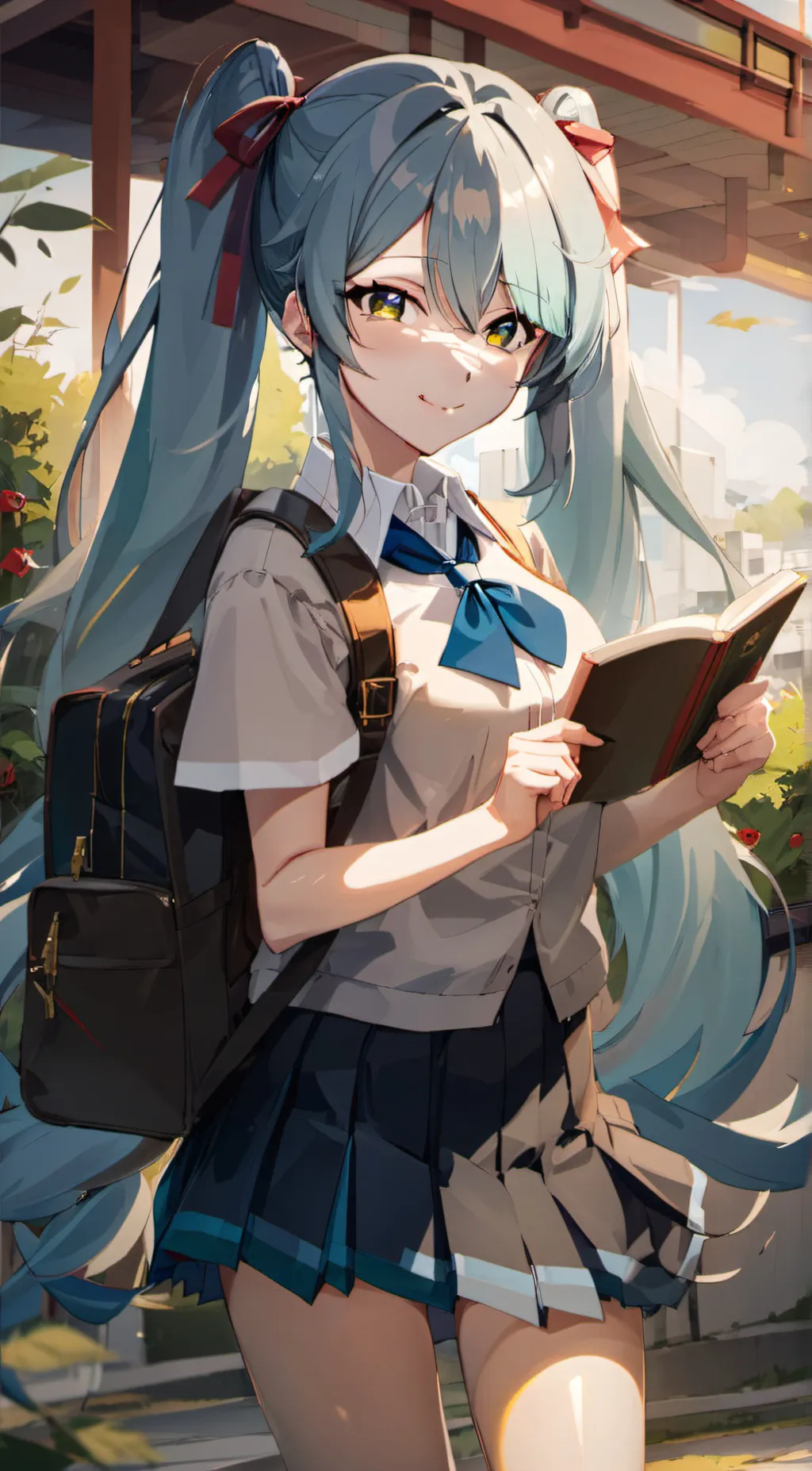 ai character: Miku background