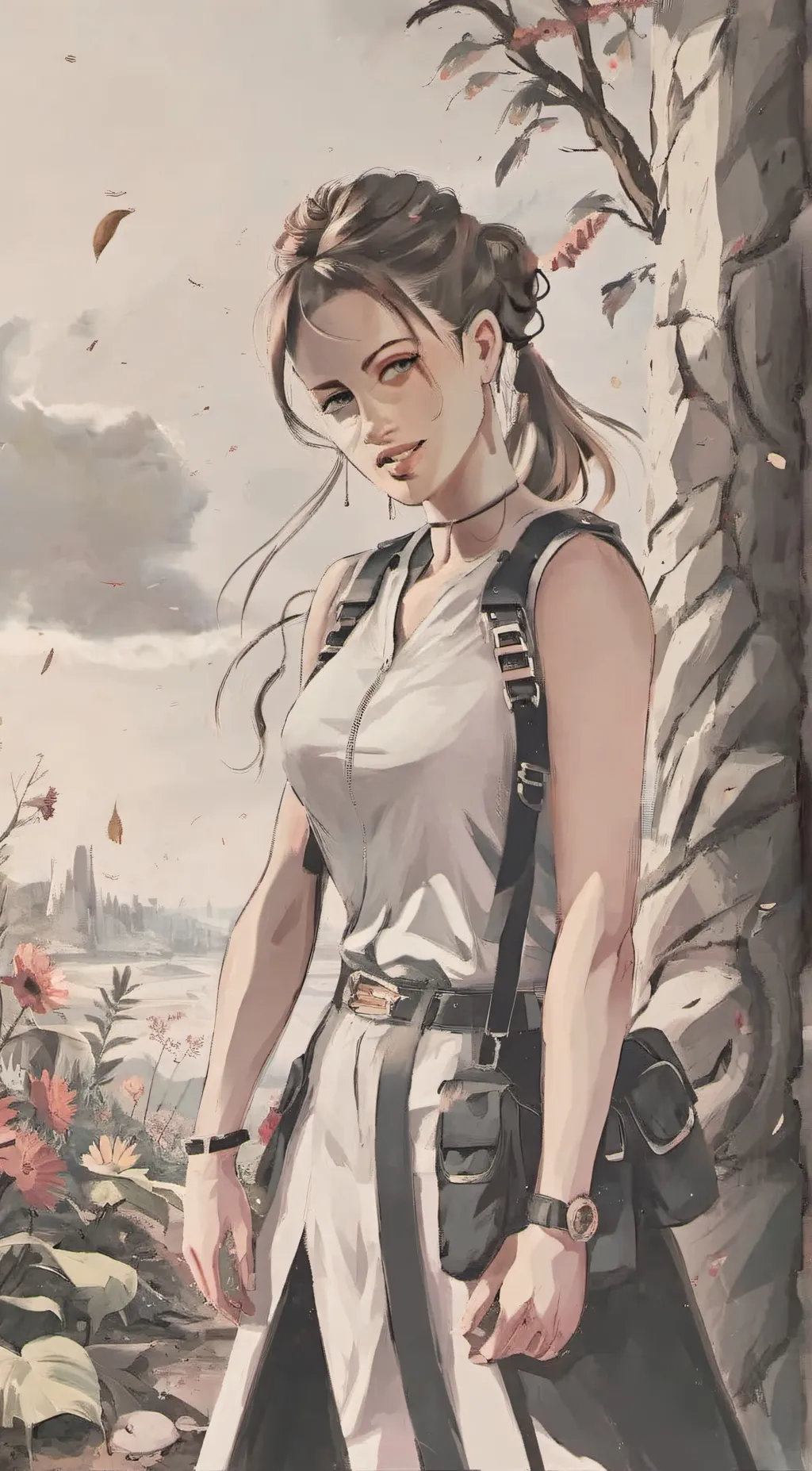 ai character: Lilly background