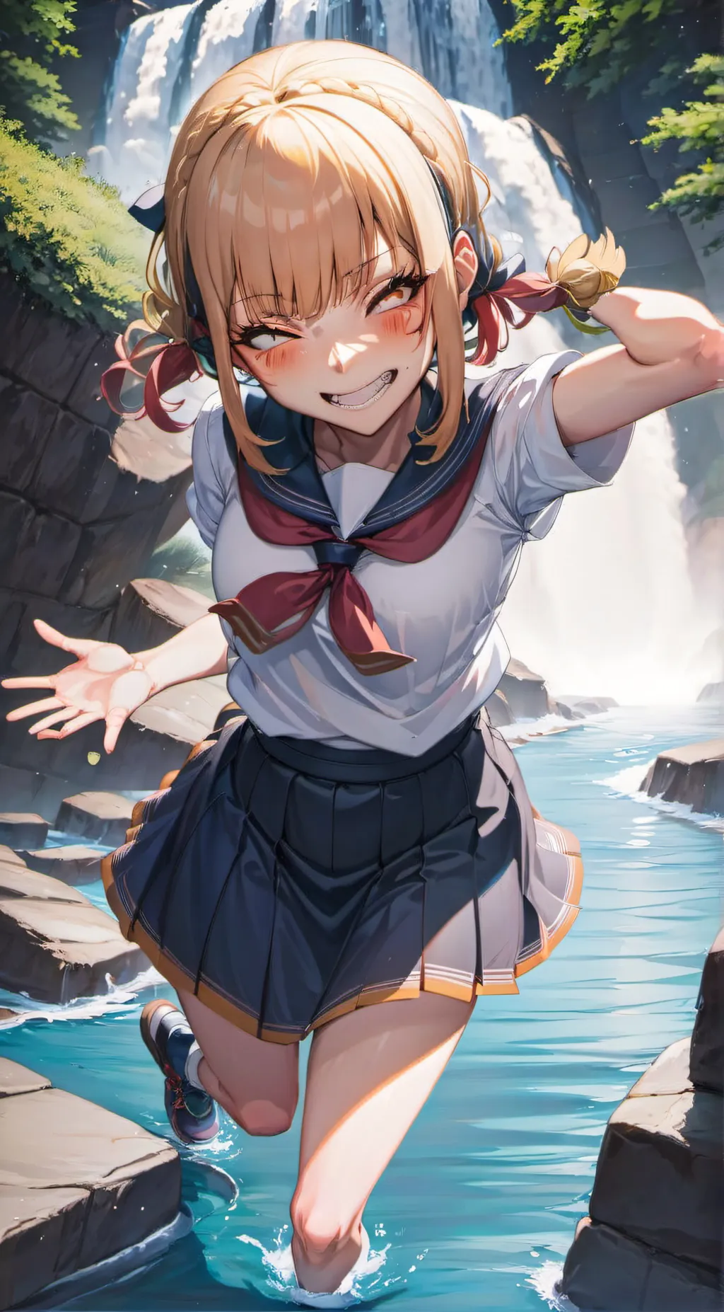 ai character: toga background